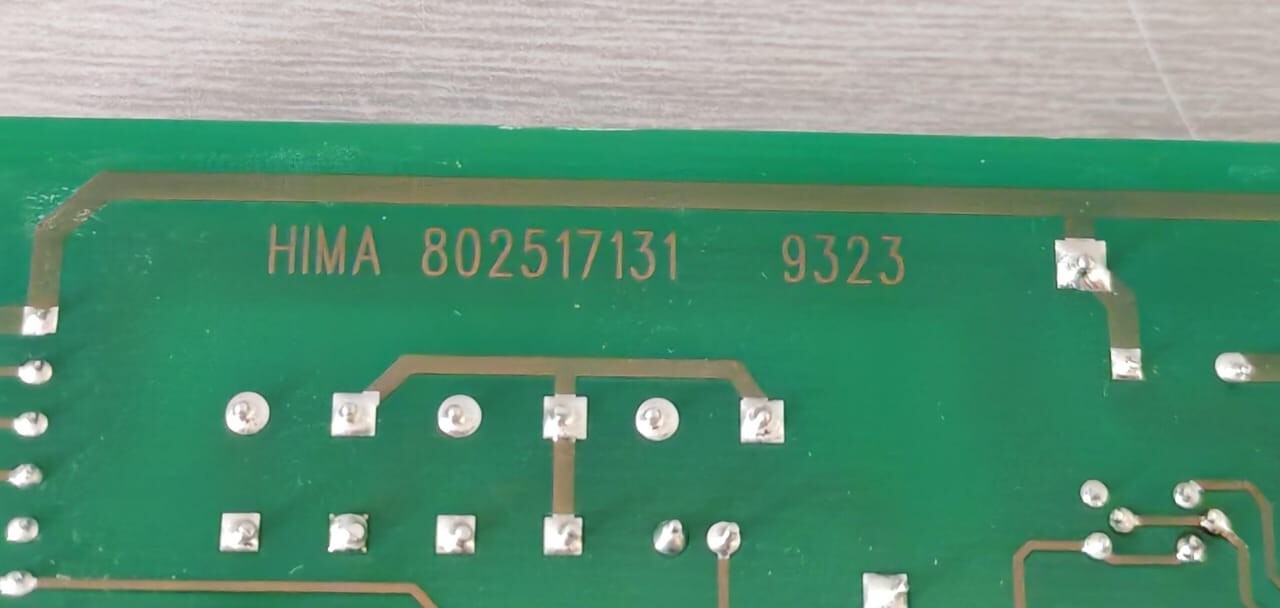 HIMA 981713102 /802517131 9323 HIMA F 7131 981713102 /802517131 9323 POWER SUPPLY MONITORING MODULE -FILTHY BOX 8