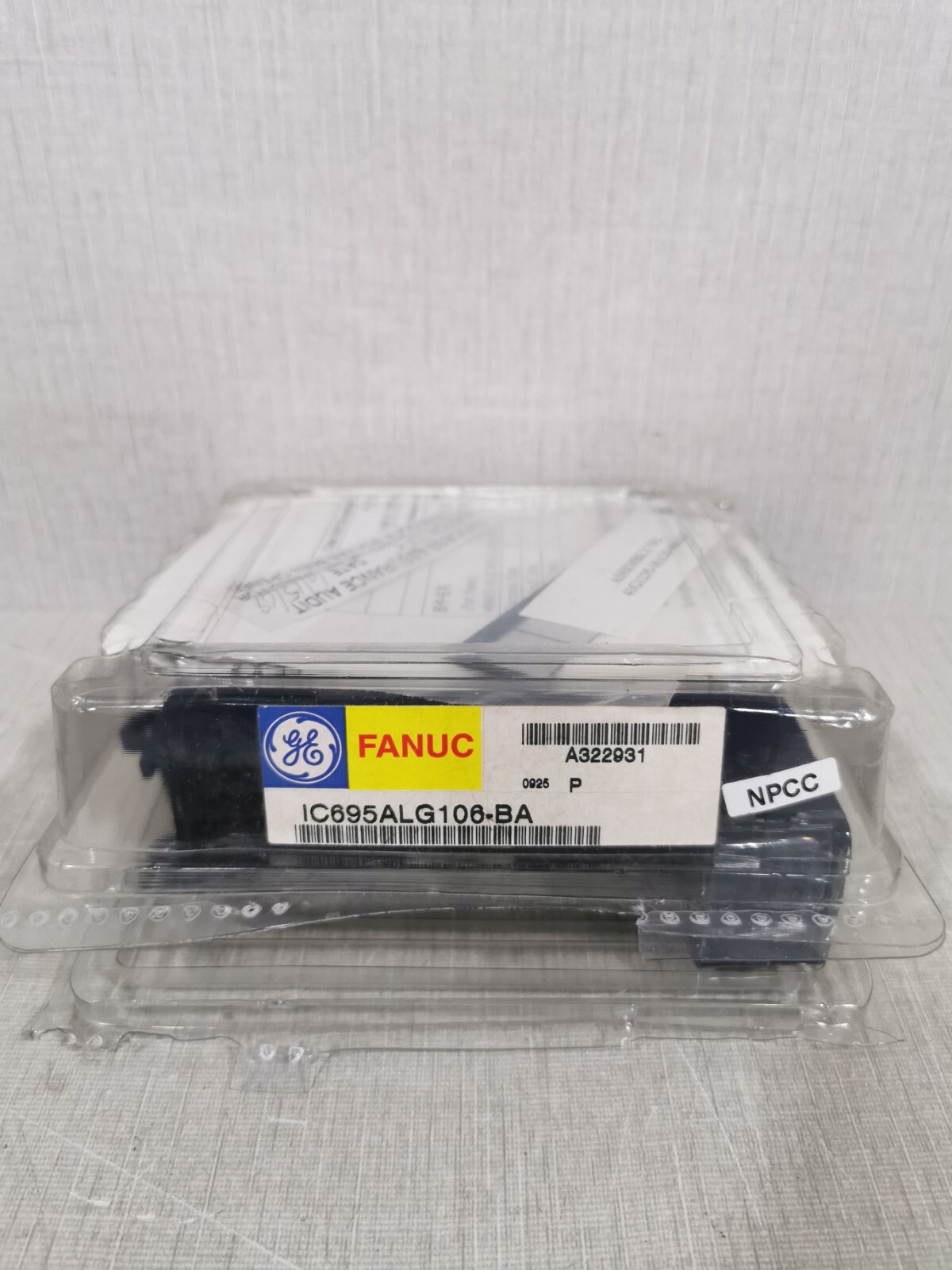 GE IC695ALG106-BA GE FANUC IC695ALG106-BA RX3i 6 CHANNEL ISOLATED ANALOG INPUT MODULE 8