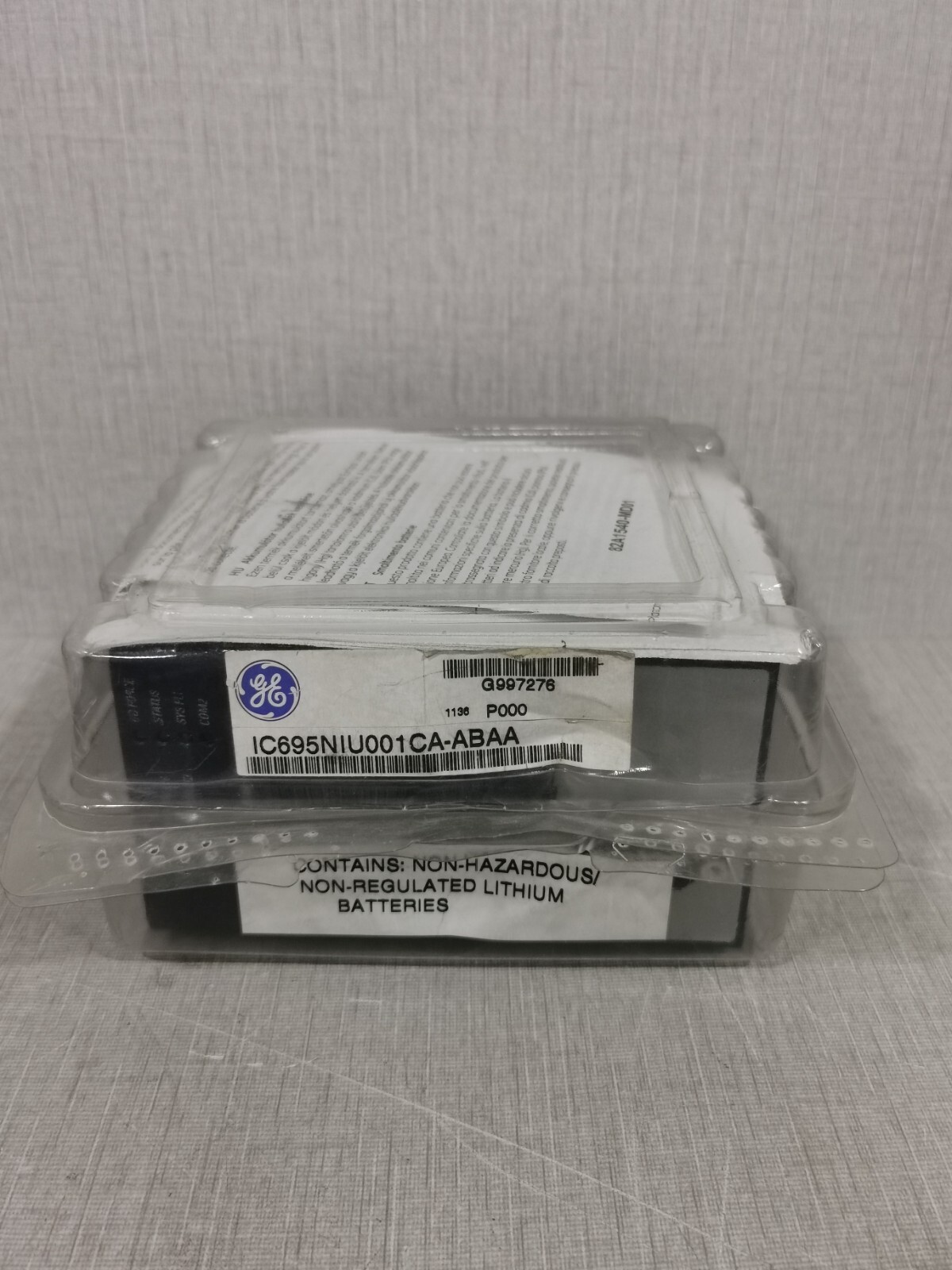 GE Fanuc IC695NIU001CA-ABAA GE FANUC IC695NIU001CA-ABAA RX3i ETHERNET NIU WITH TWO SERIAL PORTS 9