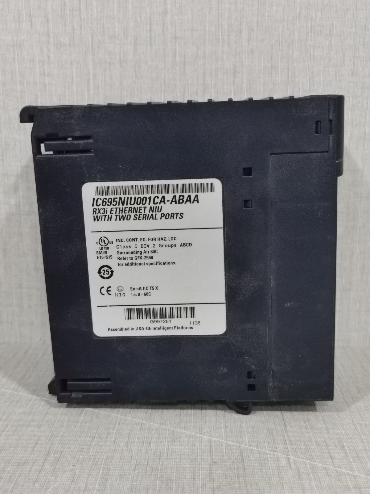 GE Fanuc IC695NIU001CA-ABAA GE FANUC IC695NIU001CA-ABAA RX3i ETHERNET NIU WITH TWO SERIAL PORTS 3