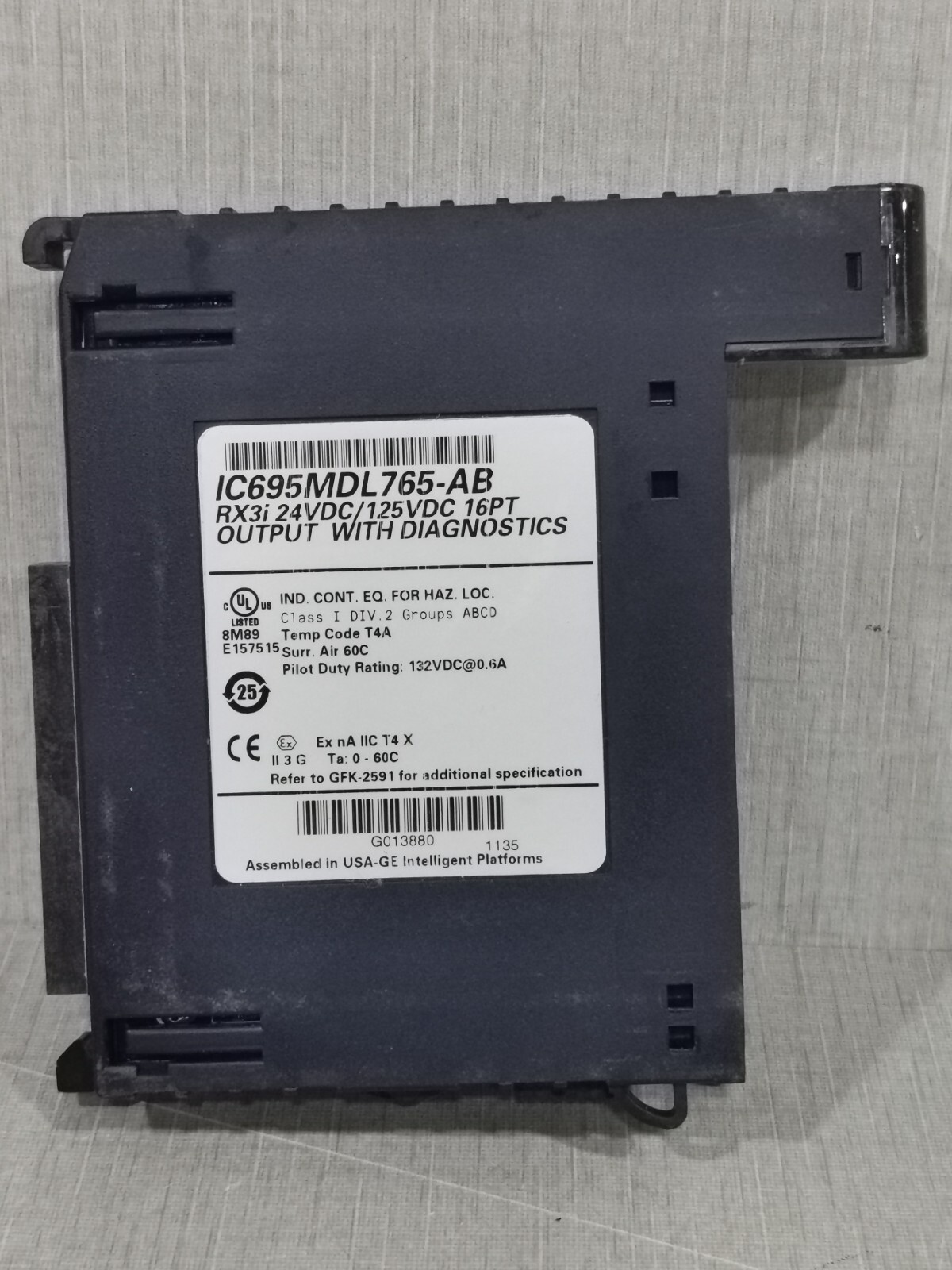 GE Fanuc IC695MDL765-AB GE FANUC IC695MDL765-AB RX3i 24VDC/125VDC 16PT OUTPUT WITH DIAGNOSTICS 2