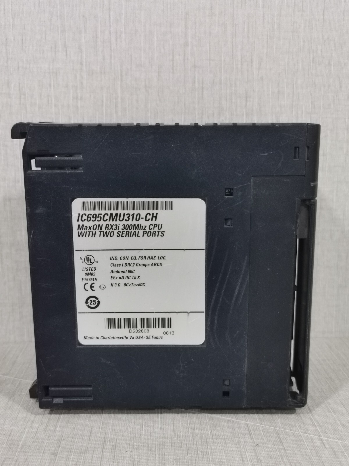 GE Fanuc IC695CMU310-CH GE FANUC IC695CMU310-CH MaxOn RX3i 300MhZ CPU WITH TWO SERIAL PORTS 4