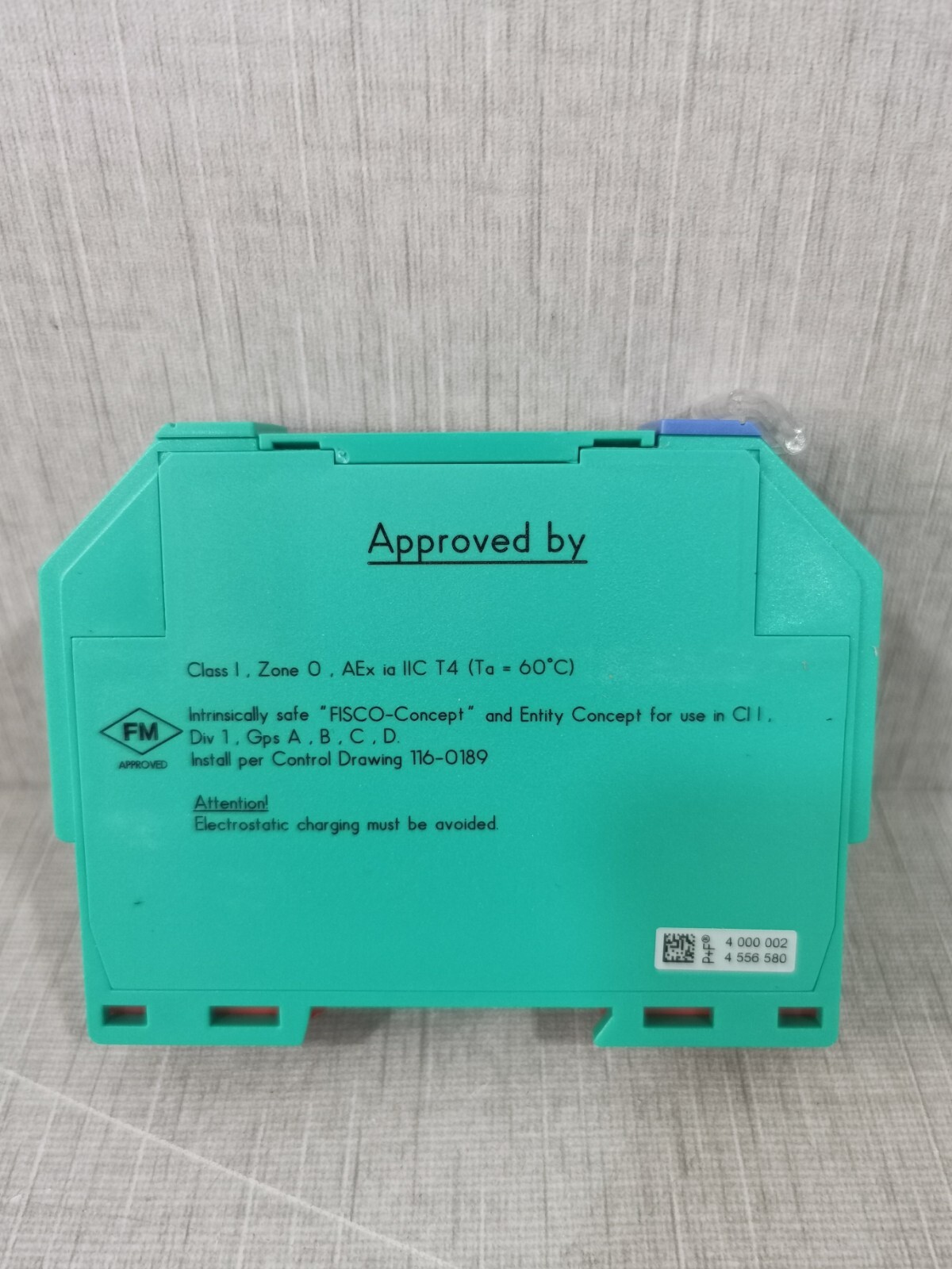 PEPPERL+FUCHS 44552 PEPPERL+FUCHS KMDO-FT-Ex P/N 44552 TERMINATION RESISTOR- WITH FILTY BOX 4