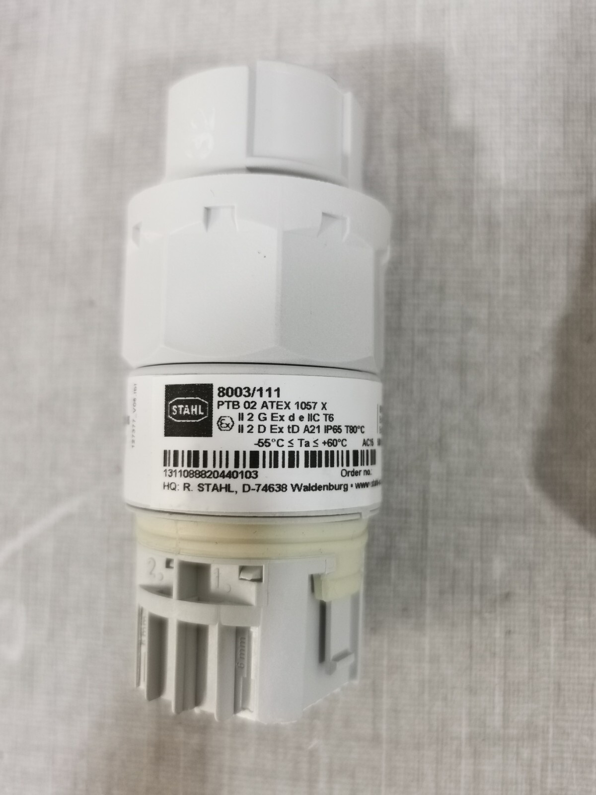 STAHL 8003/111 STAHL 8003/111 PTB 02 ATEX 1057 X PUSH BUTTON 2