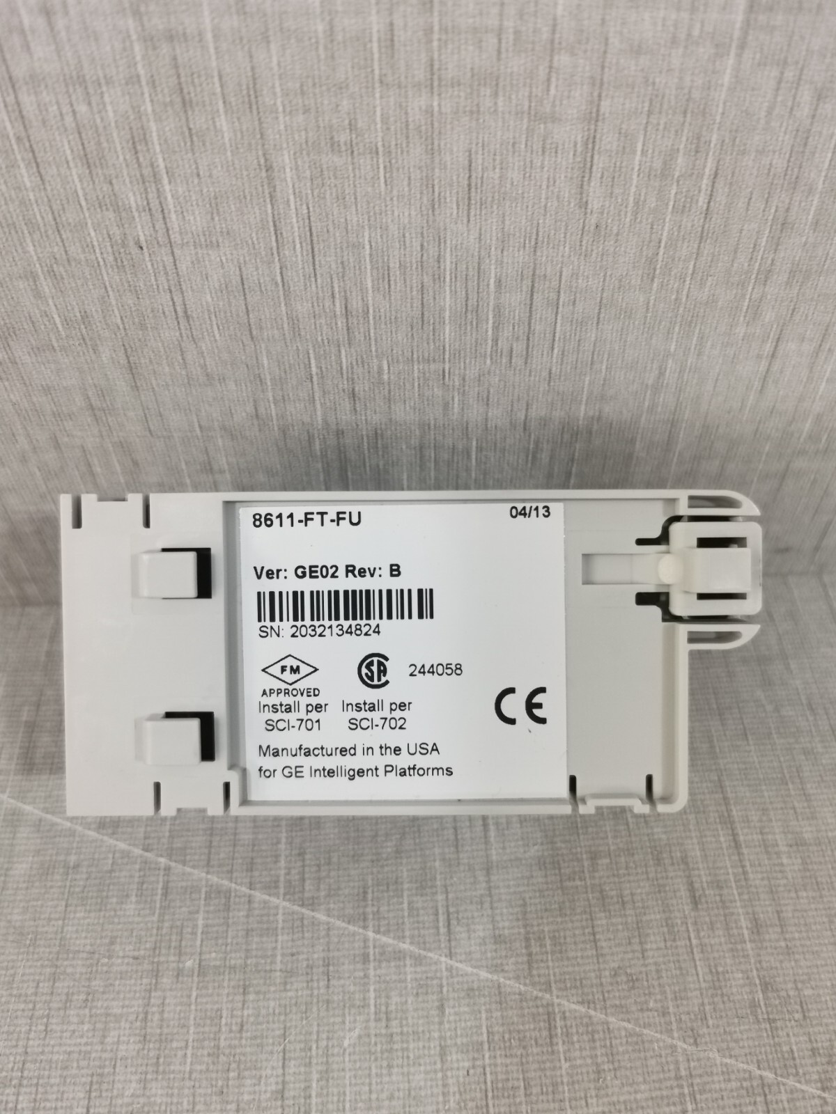 GE Fanuc 8611-FT-FU GE Fanuc 8611-FT-FU VER.GE02 REV.B FUSED FIELD TERMINAL 5