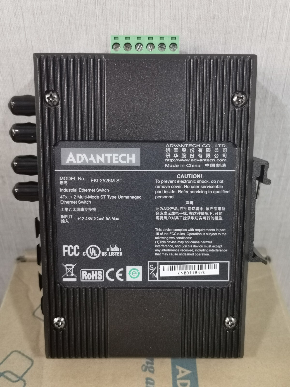 Advantech EKI-2526M-ST ADVANTECH EKI-2526M-ST INDUSTRIAL ETHERNET SWITCH 4