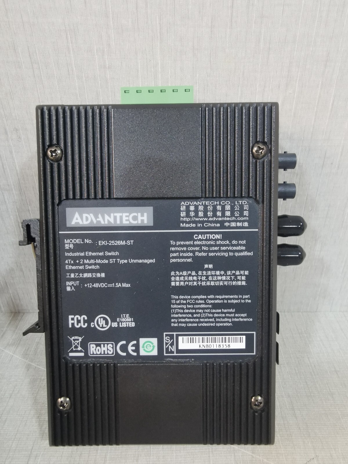 Advantech EKI-2526M-ST ADVANTECH EKI-2526M-ST INDUSTRIAL ETHERNET SWITCH 3