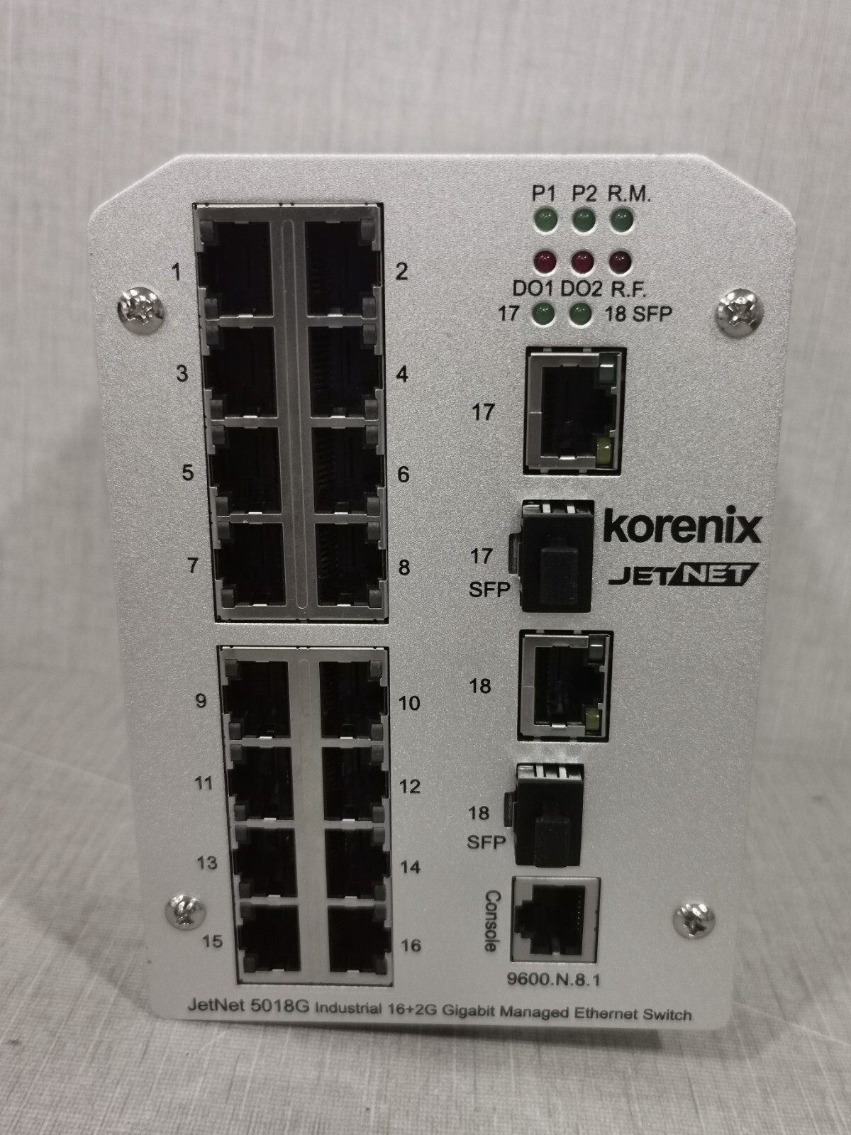 Korenix JETNET Compact Ethernet Switch JetNet 5018G-w