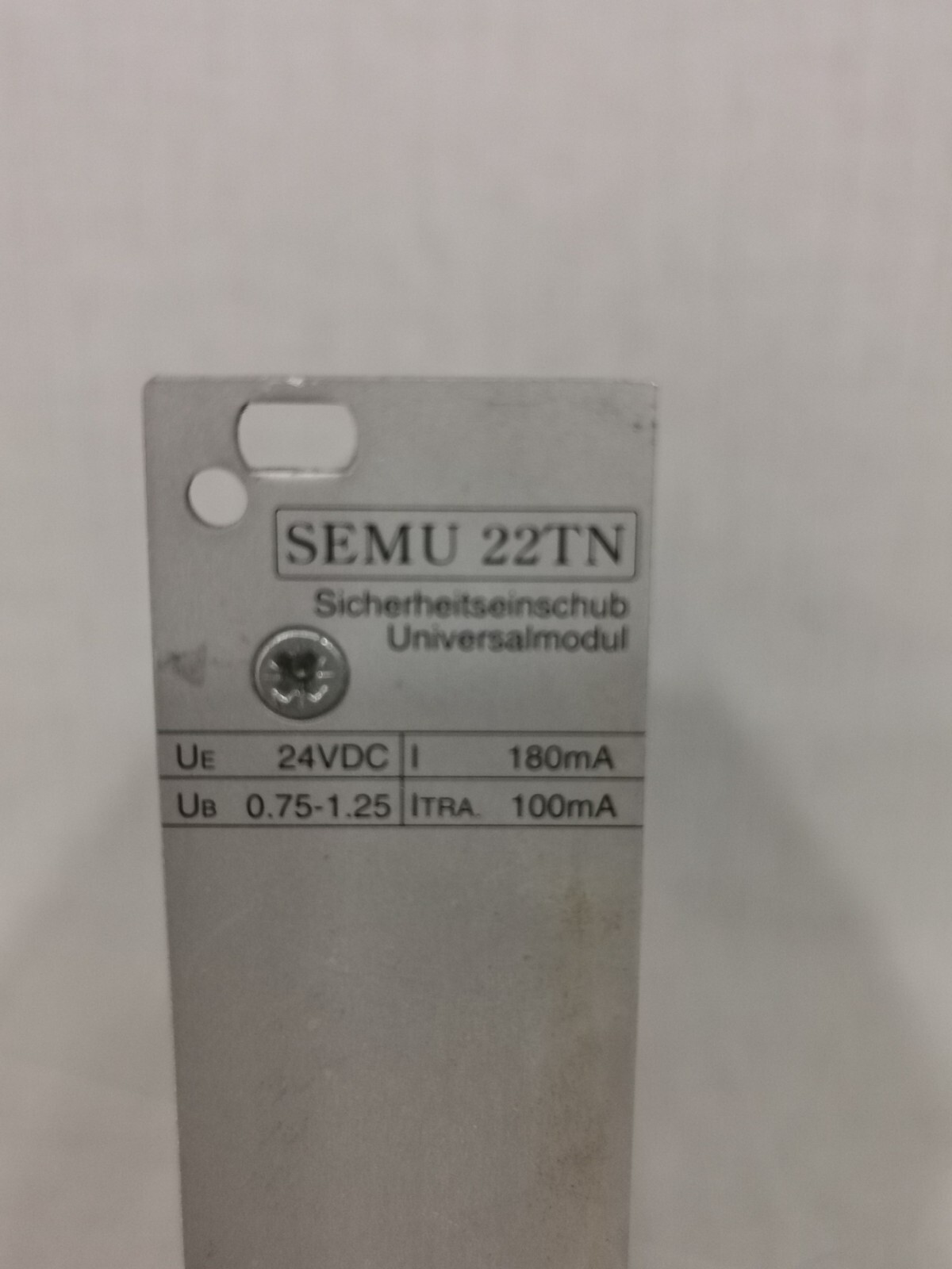 SEMU 22TN SEMU 22TN Sicherheitseinschub Universalmodul 5