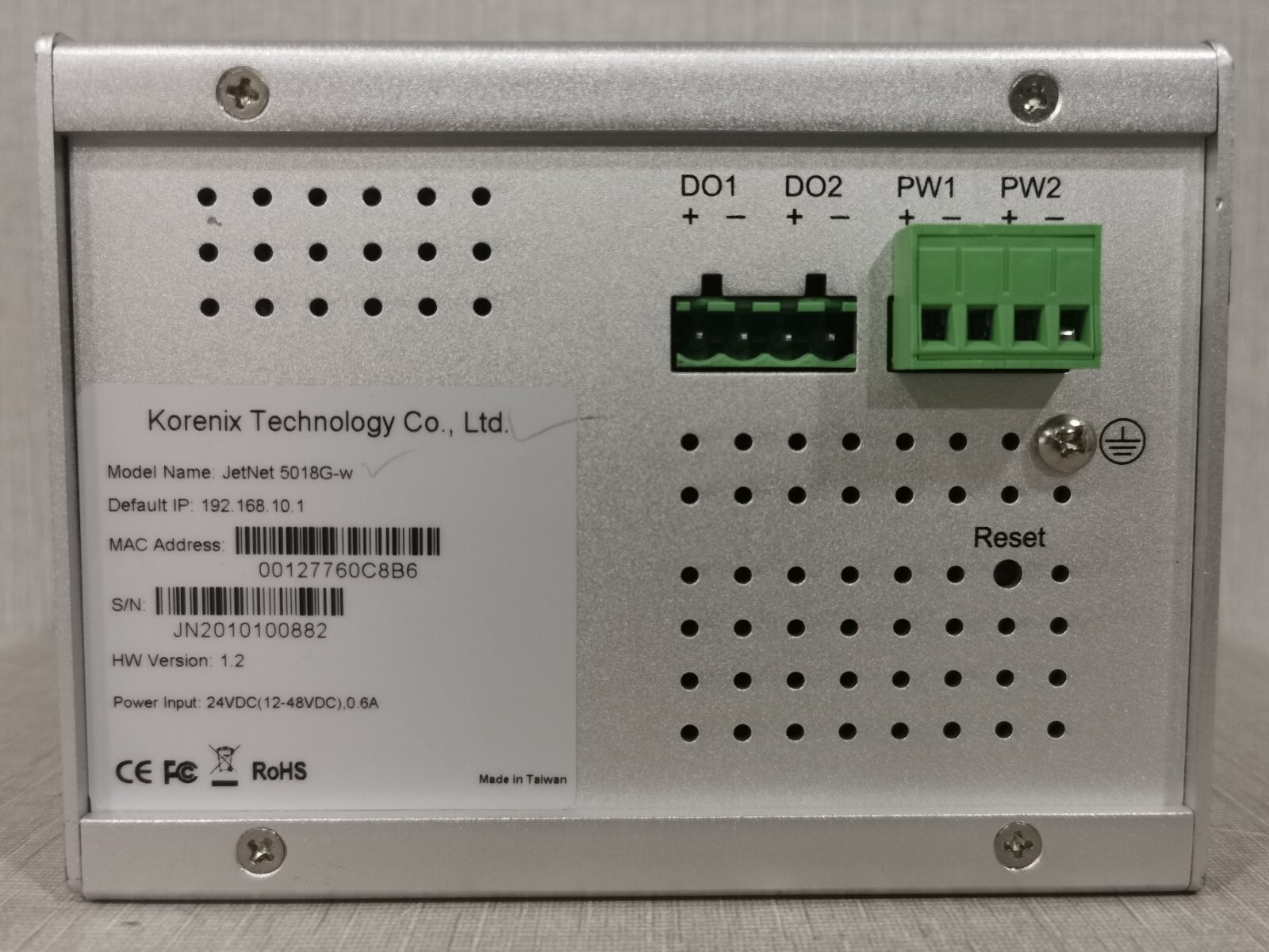 Korenix JetNet 5018G-w Korenix JETNET Compact Ethernet Switch JetNet 5018G-w 2