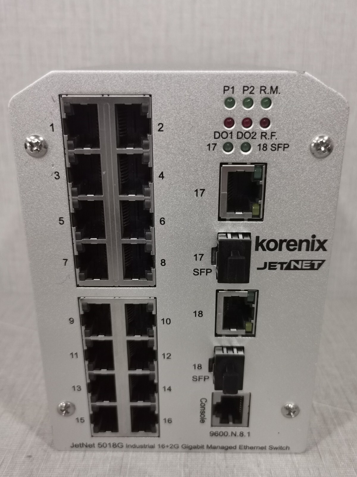 Korenix JETNET Compact Ethernet Switch JetNet 5018G-w