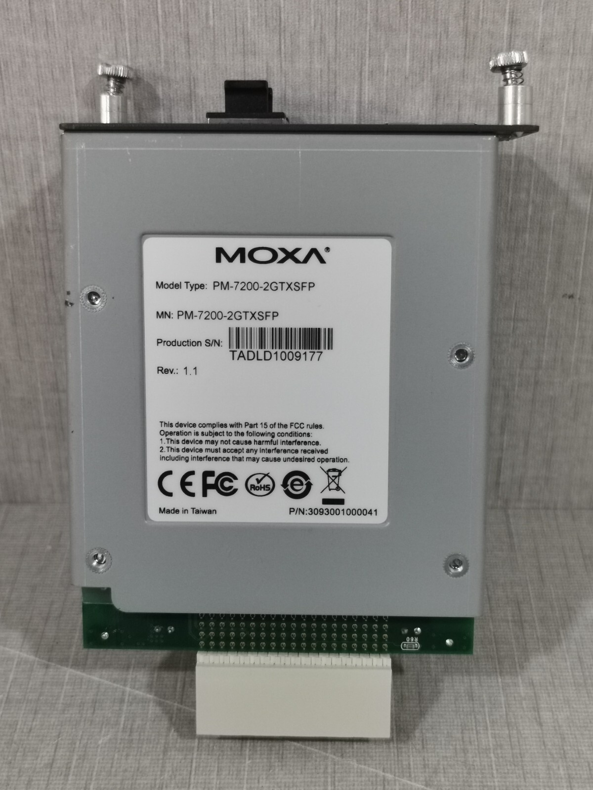 Moxa PM-7200-2GTXSFP-2CTXSFP MOXA PM-7200-2GTXSFP-2CTXSFP REV.1.1 Industrial Ethernet Switch 2