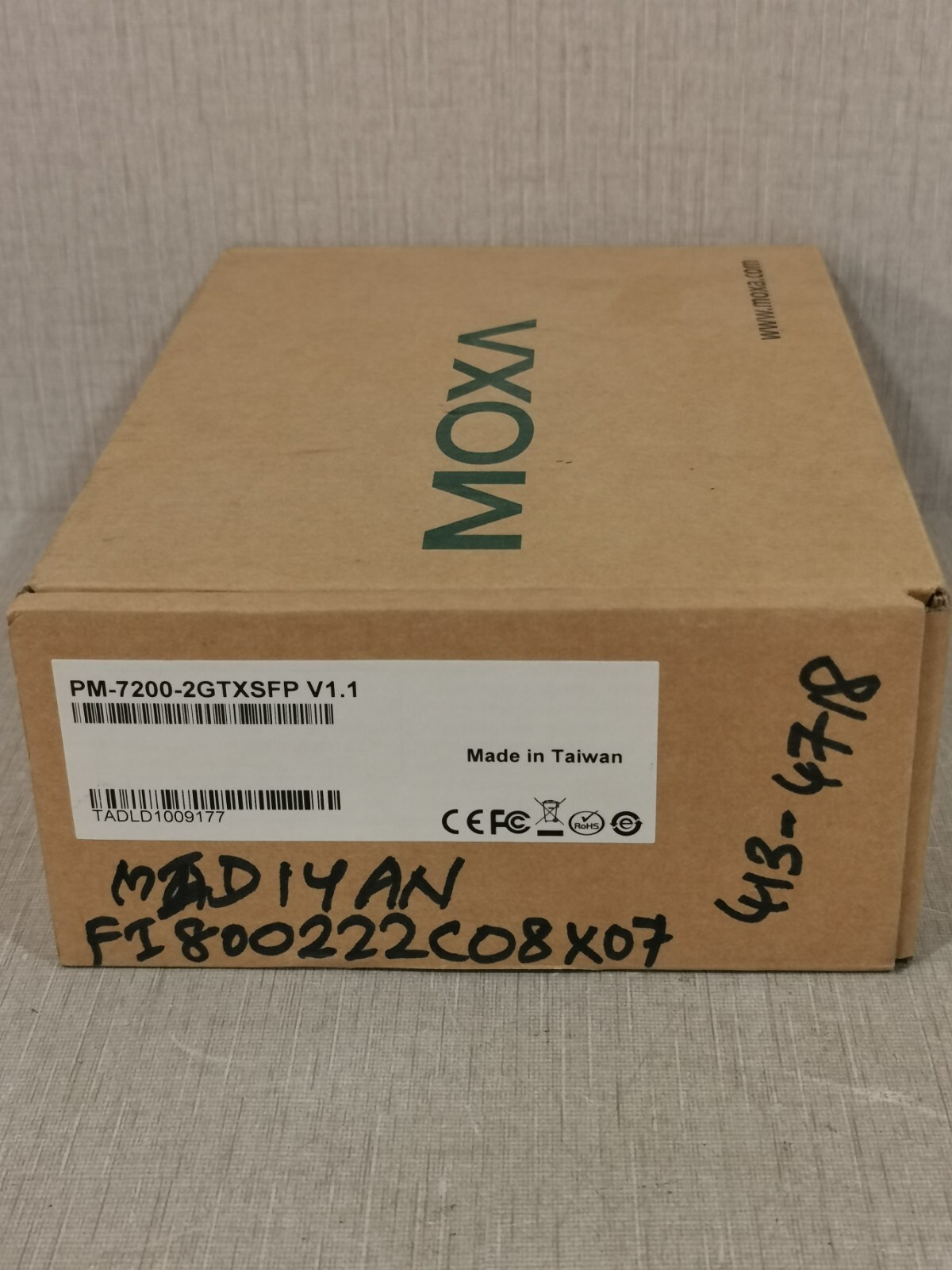 Moxa PM-7200-2GTXSFP-2CTXSFP MOXA PM-7200-2GTXSFP-2CTXSFP REV.1.1 Industrial Ethernet Switch 9
