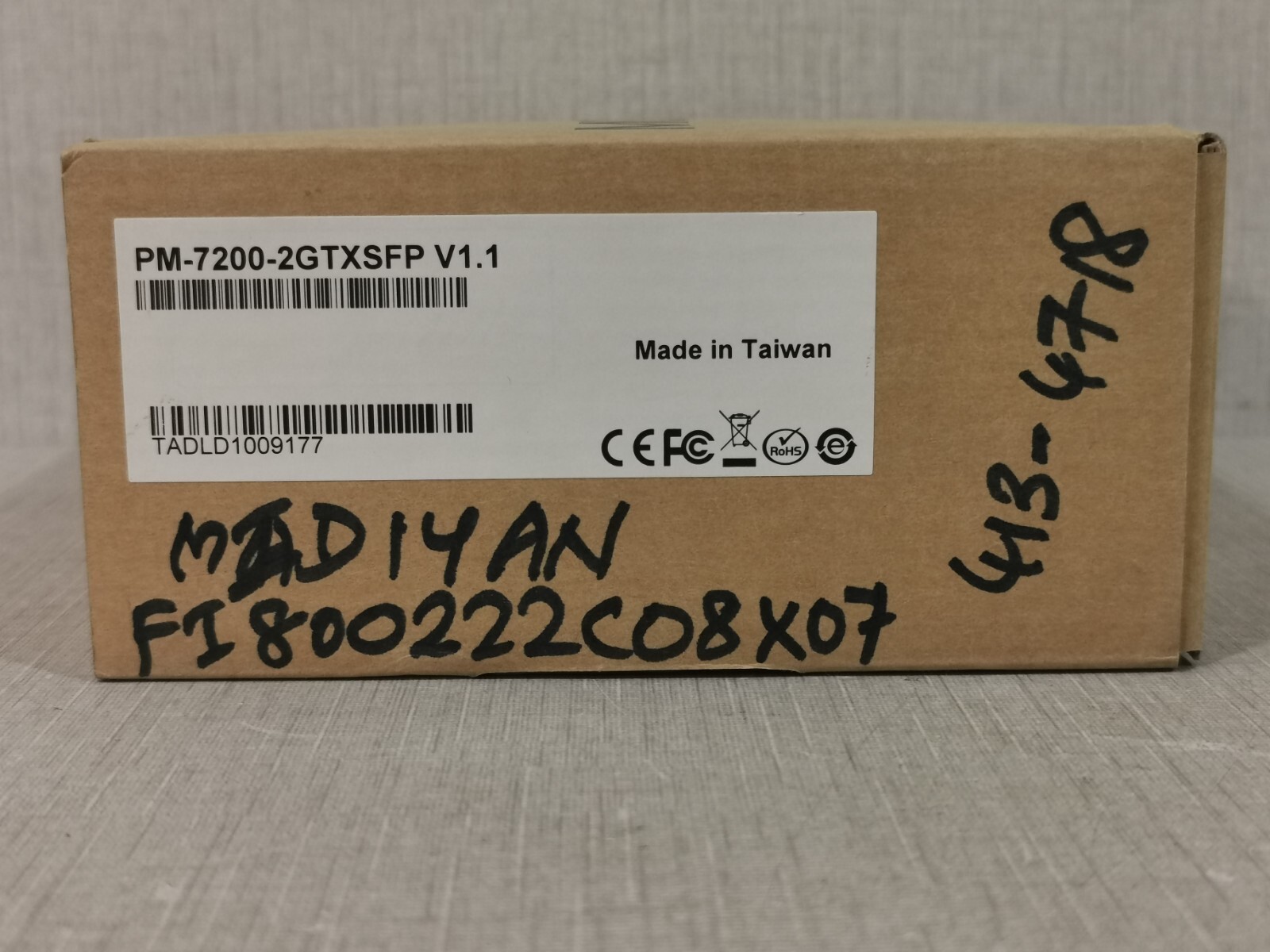 Moxa PM-7200-2GTXSFP-2CTXSFP MOXA PM-7200-2GTXSFP-2CTXSFP REV.1.1 Industrial Ethernet Switch 10