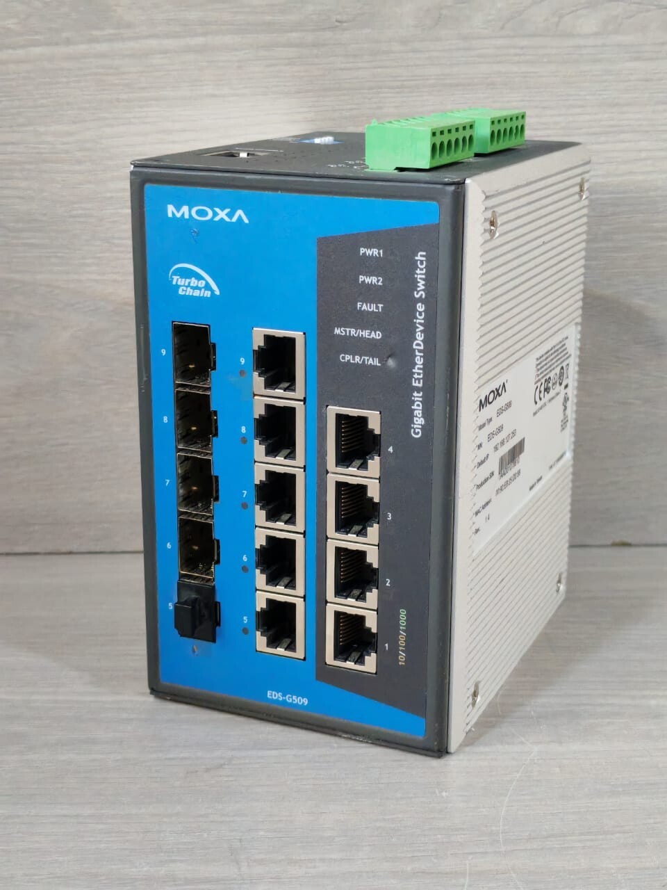 moxa EDS-G509 REV.1.4 MOXA EDS-G509 REV.1.4 GIGABIT ETHERDEVICE SWITCH- W/O ORIGINAL BOX 3