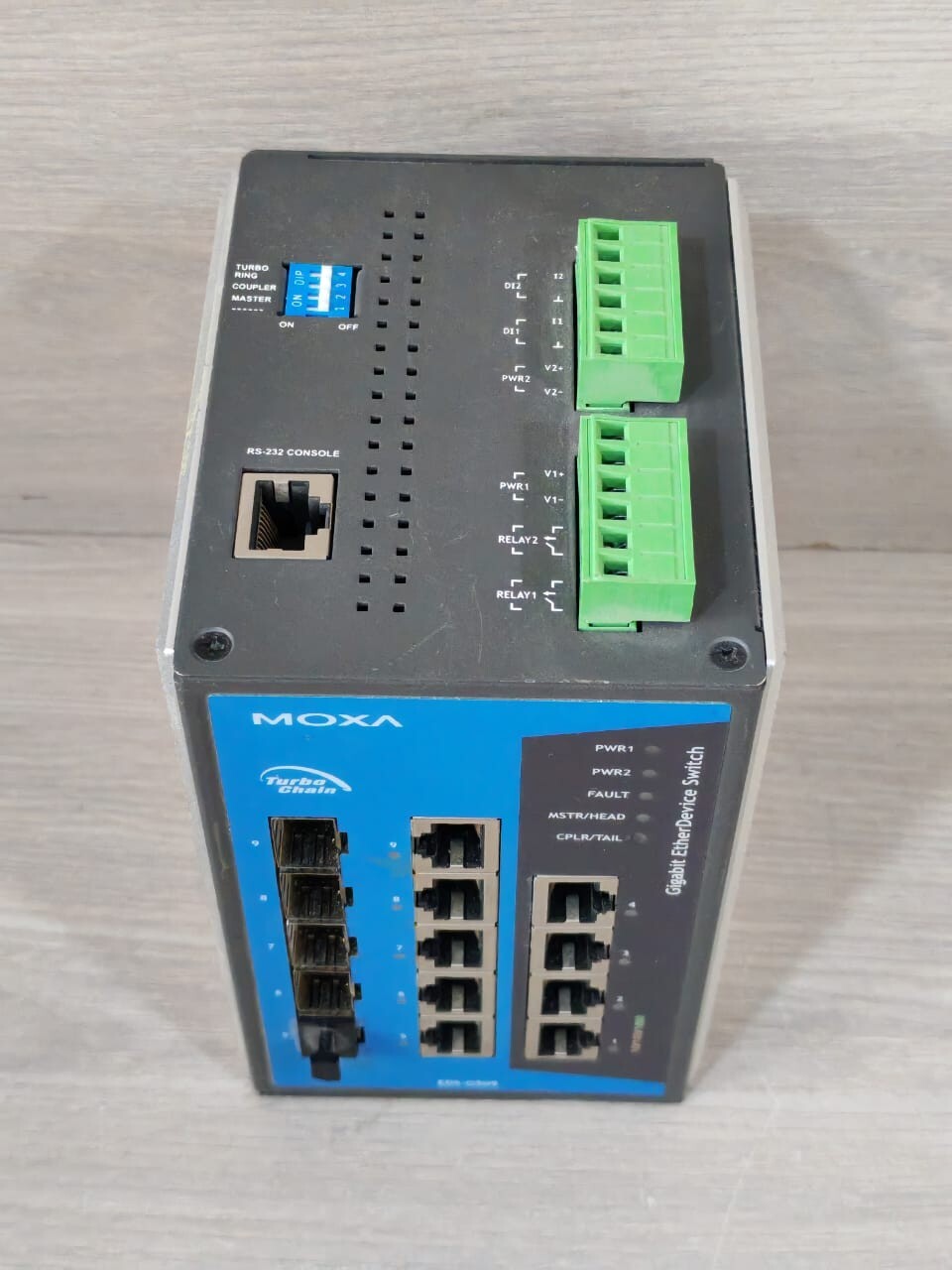 moxa EDS-G509 REV.1.4 MOXA EDS-G509 REV.1.4 GIGABIT ETHERDEVICE SWITCH- W/O ORIGINAL BOX 8