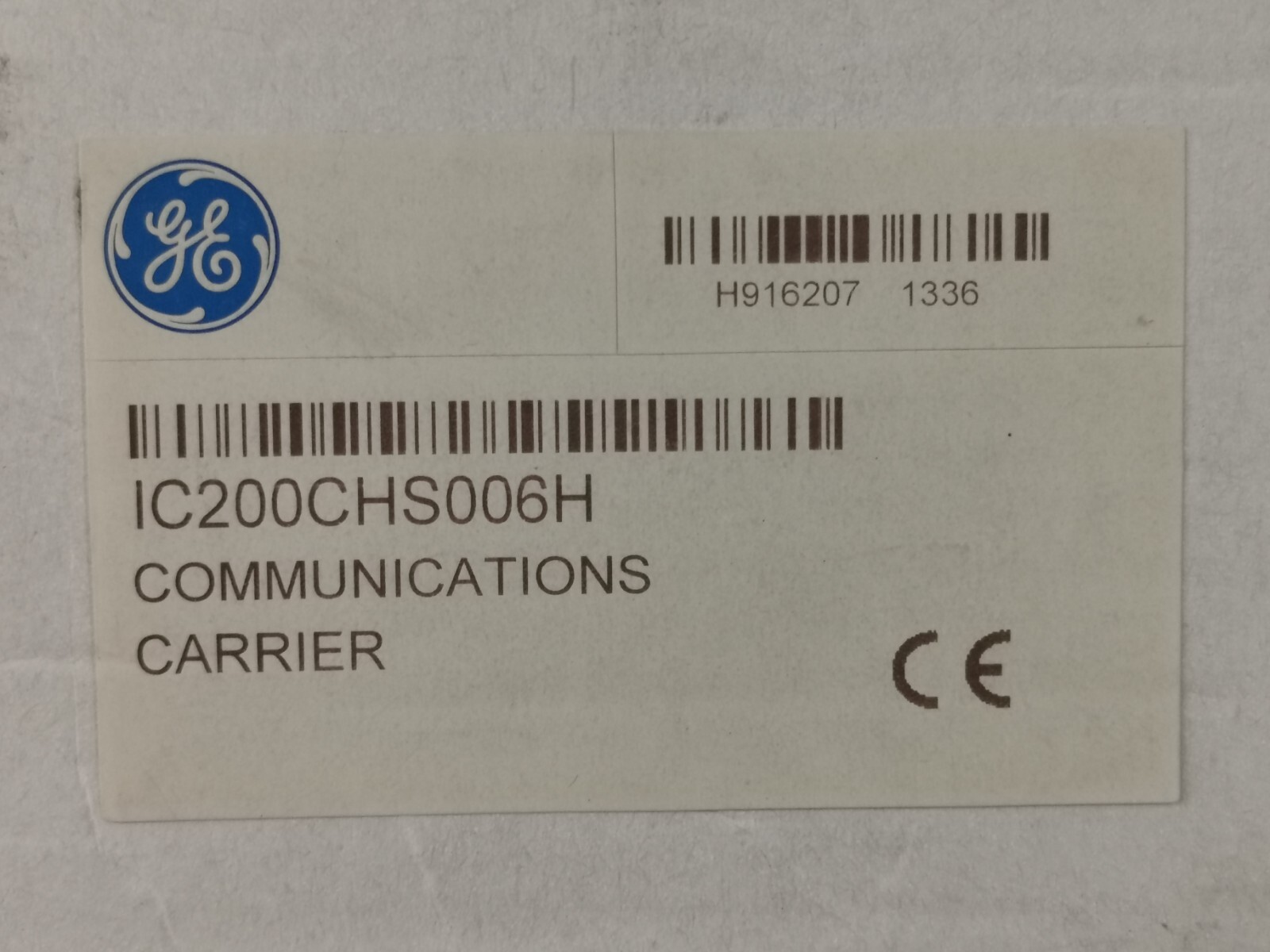 GE IC200CHS006H GE IC200CHS006H Communications Carrier 7
