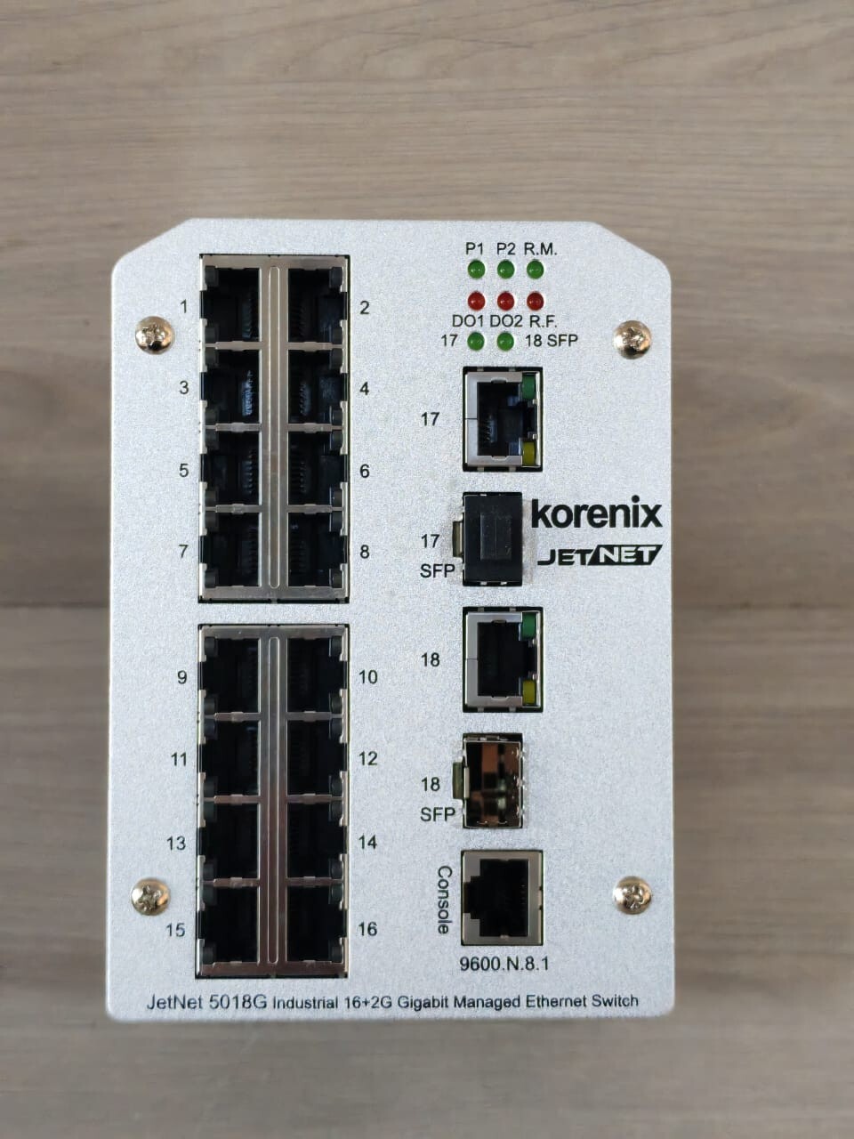 Korenix JetNet 5018G-w KORENIX JETNET 5018G-W COMPACT ETHERNET SWITCH HW VER.1.2 2