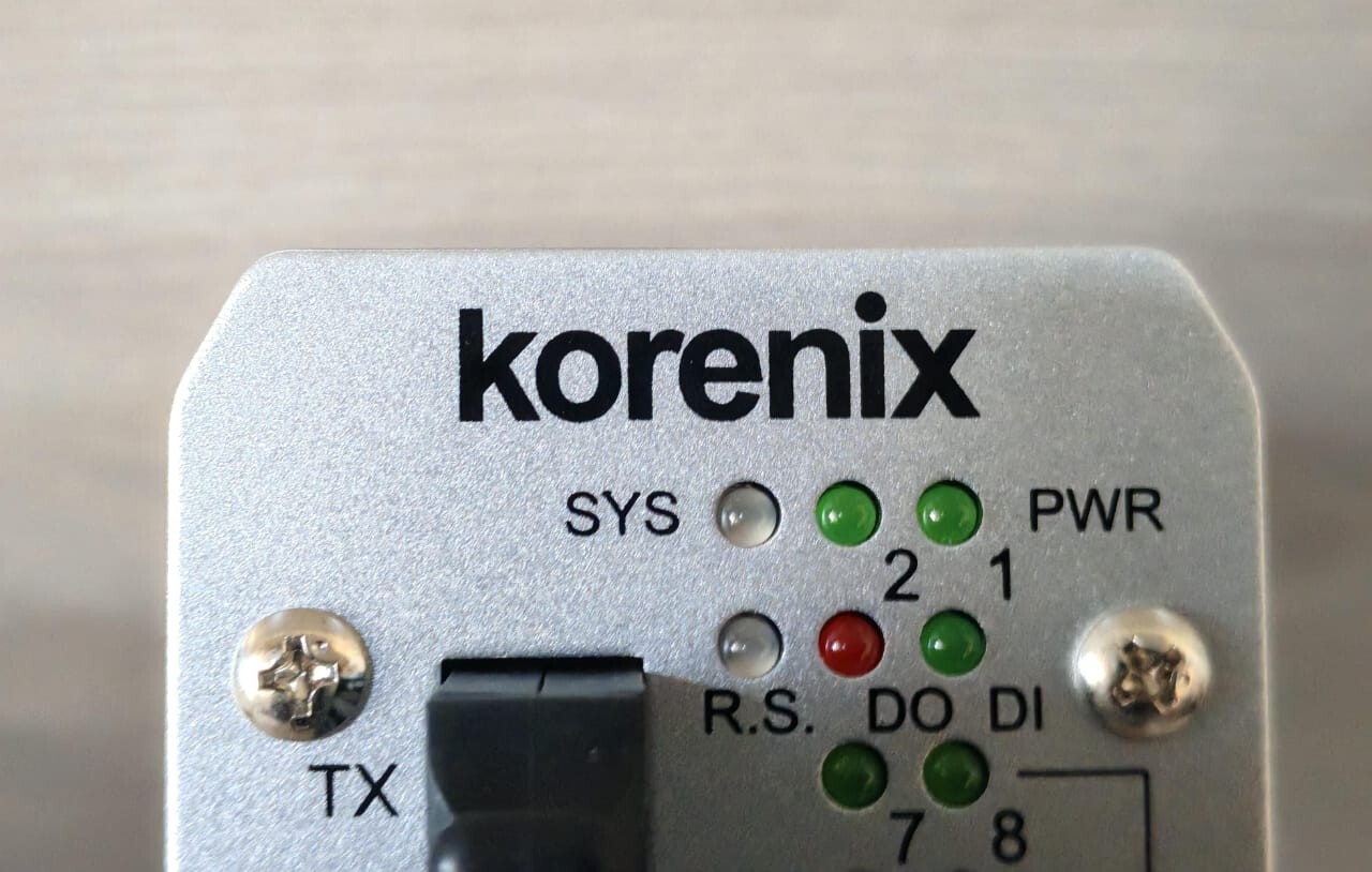 Korenix JetNet 4508f-SW V2 HW VER.1/0 Korenix JetNet 4508f-SW V2 HW VER.1/0 ETHERNET RAIL SWITCH 4