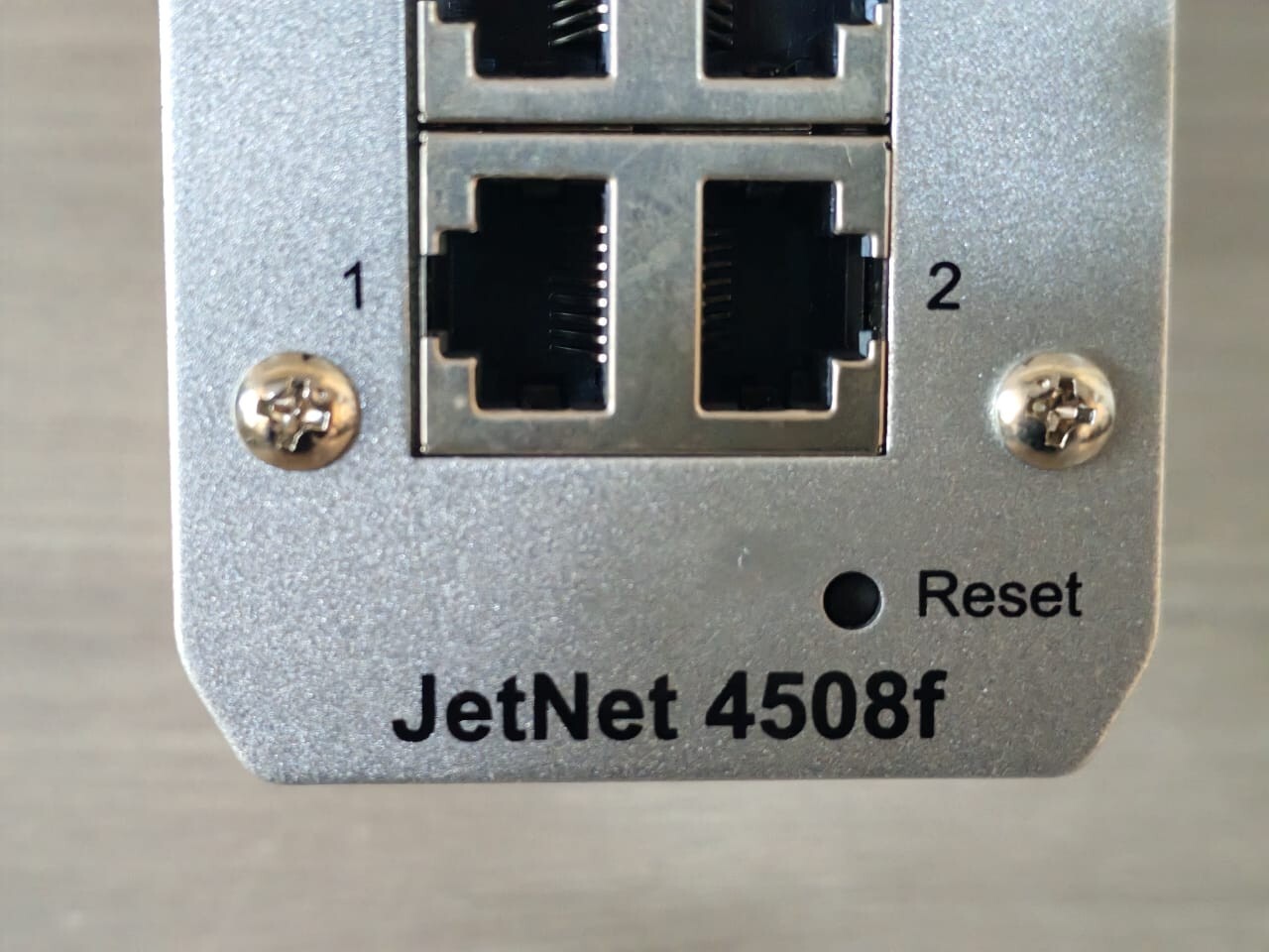Korenix JetNet 4508f-SW V2 HW VER.1/0 Korenix JetNet 4508f-SW V2 HW VER.1/0 ETHERNET RAIL SWITCH 5
