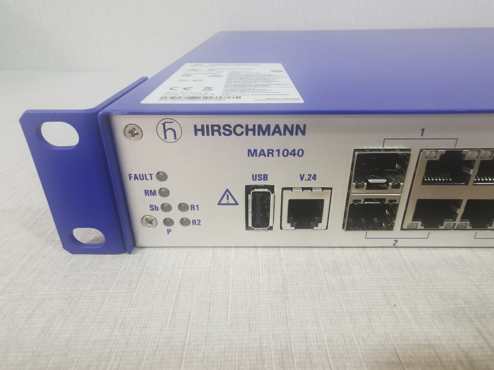 Hirschmann MAR1040 Hirschmann MAR1040 INDUSTRIAL ETHERNET MAR1040-4C4C4C4C9999SLLHPHH09 0.10 2