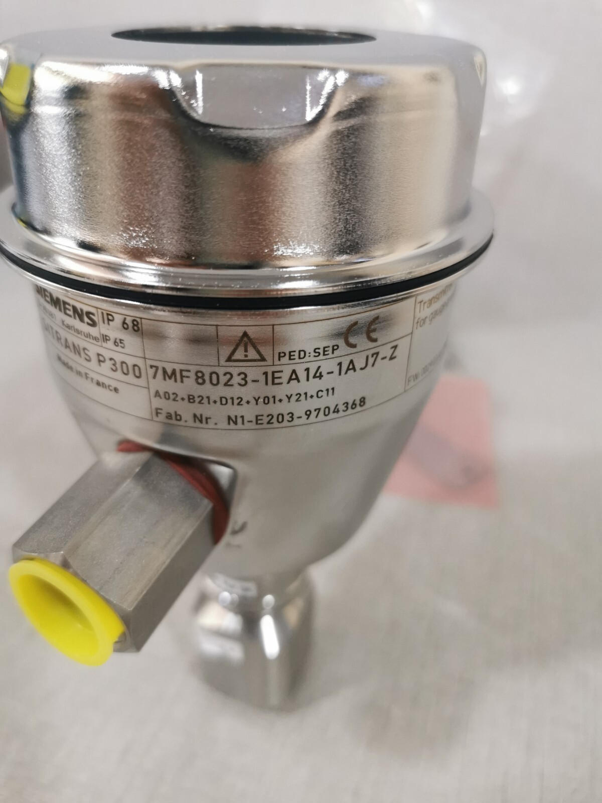 Siemens 7MF8023-1EA14-1AJ7-Z SIEMENS SITRANS P300 7MF8023-1EA14-1AJ7-Z PRESSURE TRANSMITTER 3