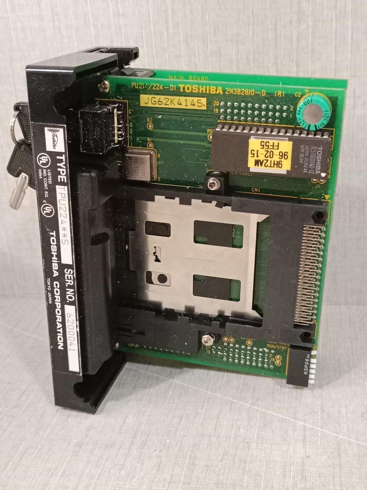 Toshiba PU224 TOSHIBA PROSEC T2 PROGRAMMABLE CPU CONTROLLER PU224 3