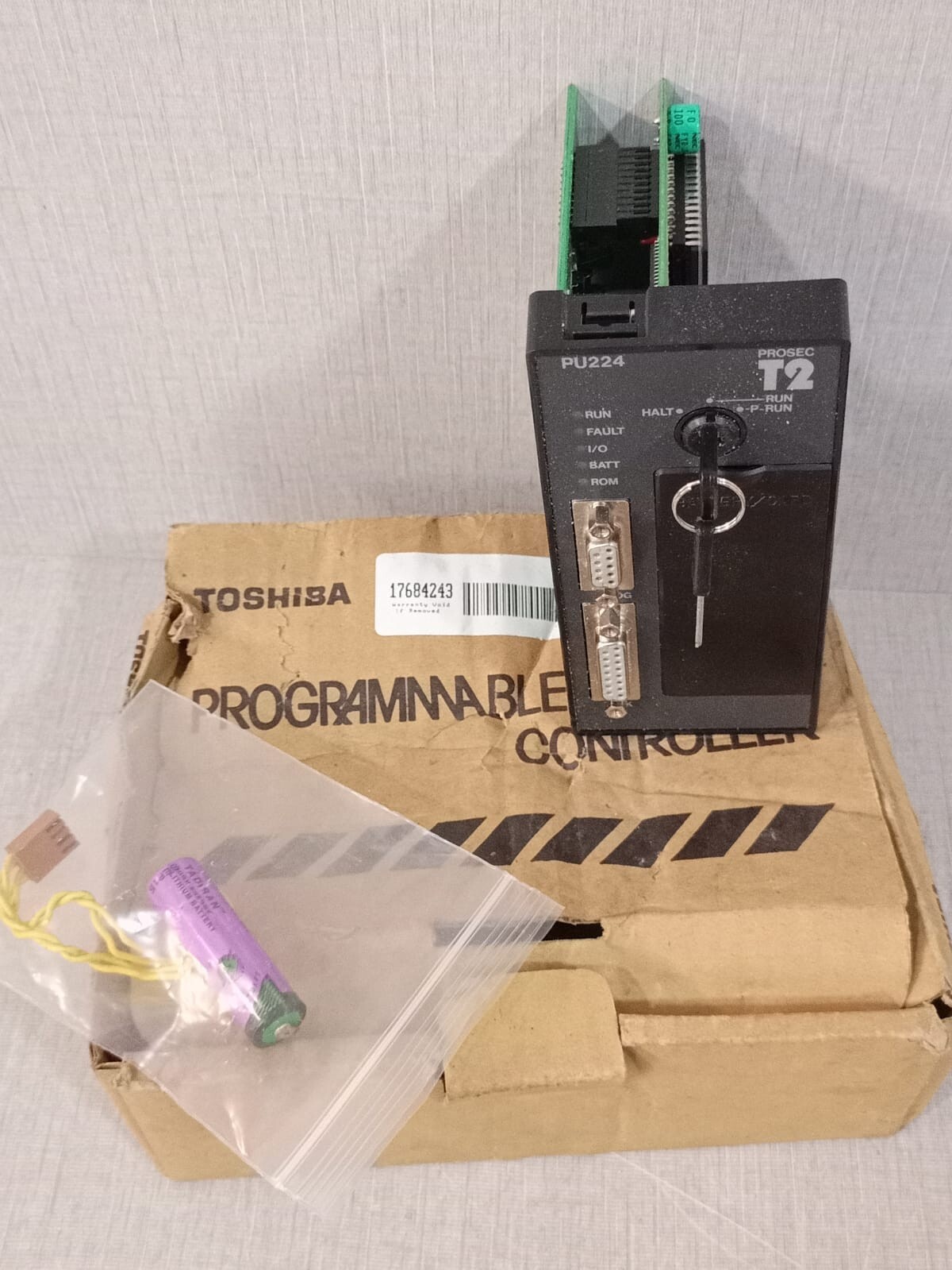 TOSHIBA PROSEC T2 PROGRAMMABLE CPU CONTROLLER PU224