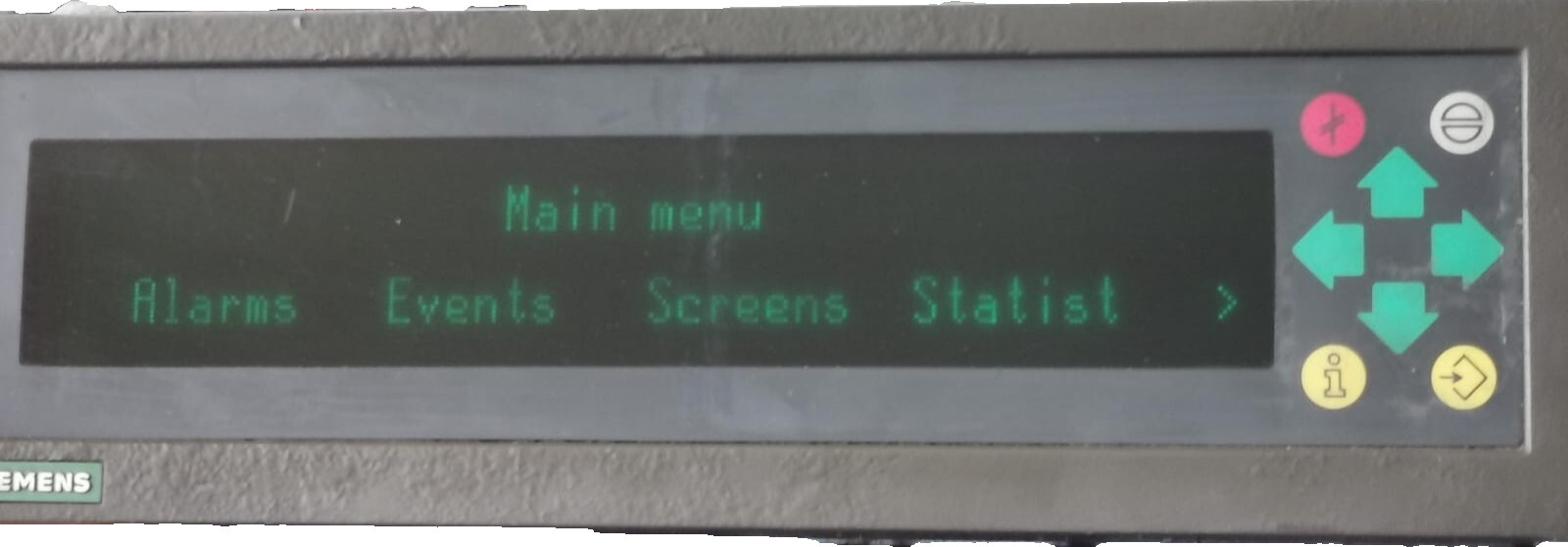 SIEMENS TD20/240-8 TEXT DISPLAY 6AV3020-1EL00