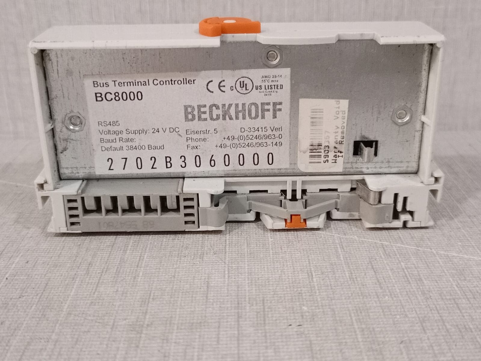 Beckhoff BC800 BECKHOFF BC8000 MODULE 2