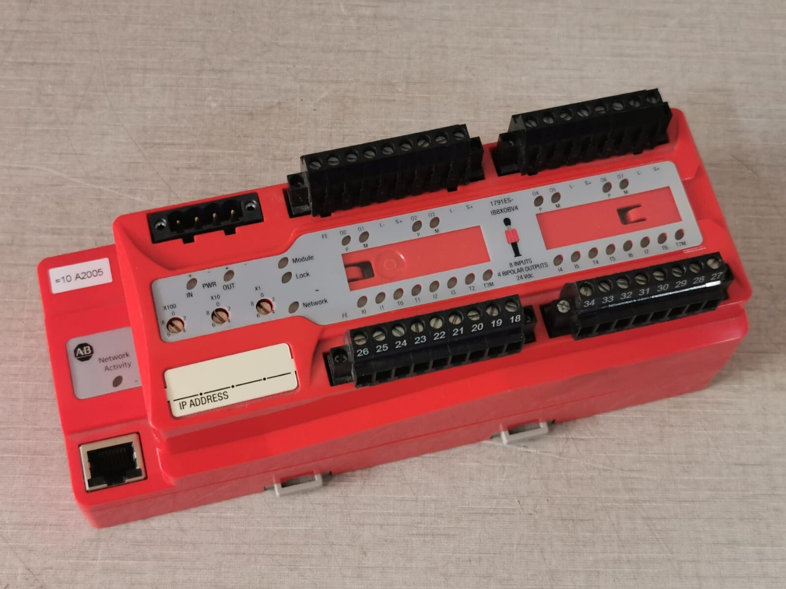 Allen-Bradley 1791ES-IB8XOV4 Allen- Bradley 1791ES-IB8XOV4 Ethernet Block Guard I/O Module 3