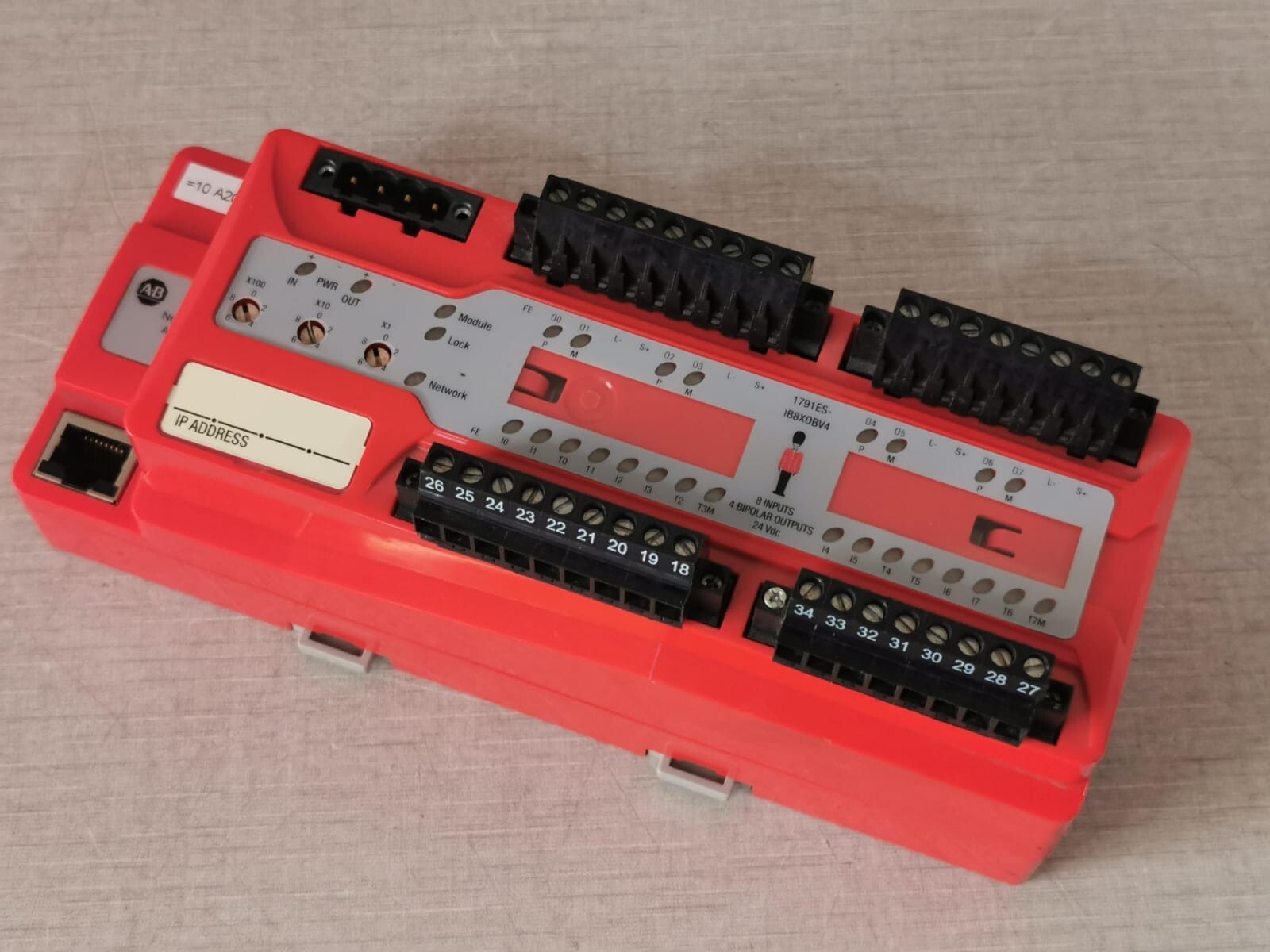Allen-Bradley 1791ES-IB8XOV4 Allen- Bradley 1791ES-IB8XOV4 Ethernet Block Guard I/O Module 4