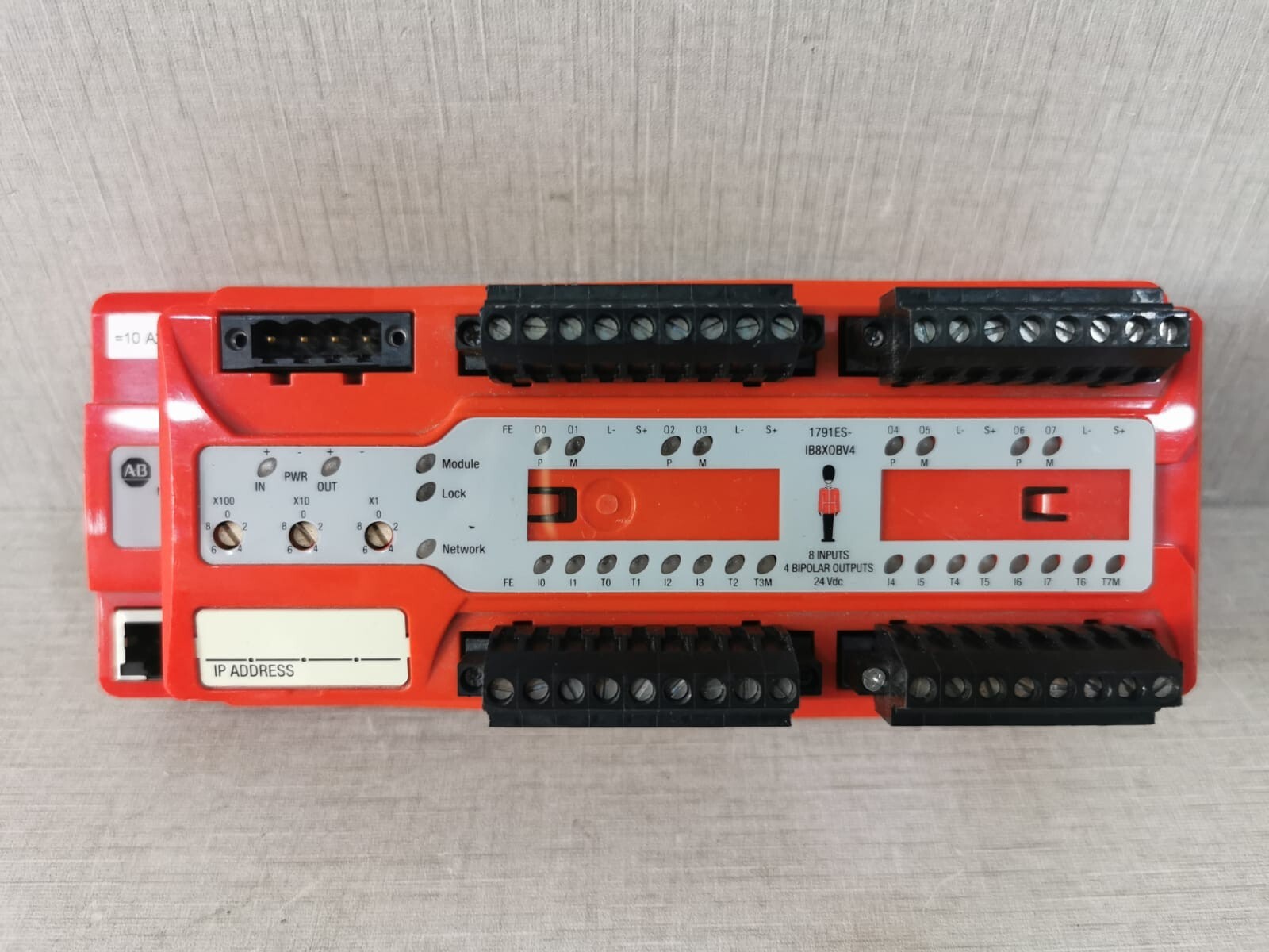 Allen- Bradley 1791ES-IB8XOV4 Ethernet Block Guard I/O Module