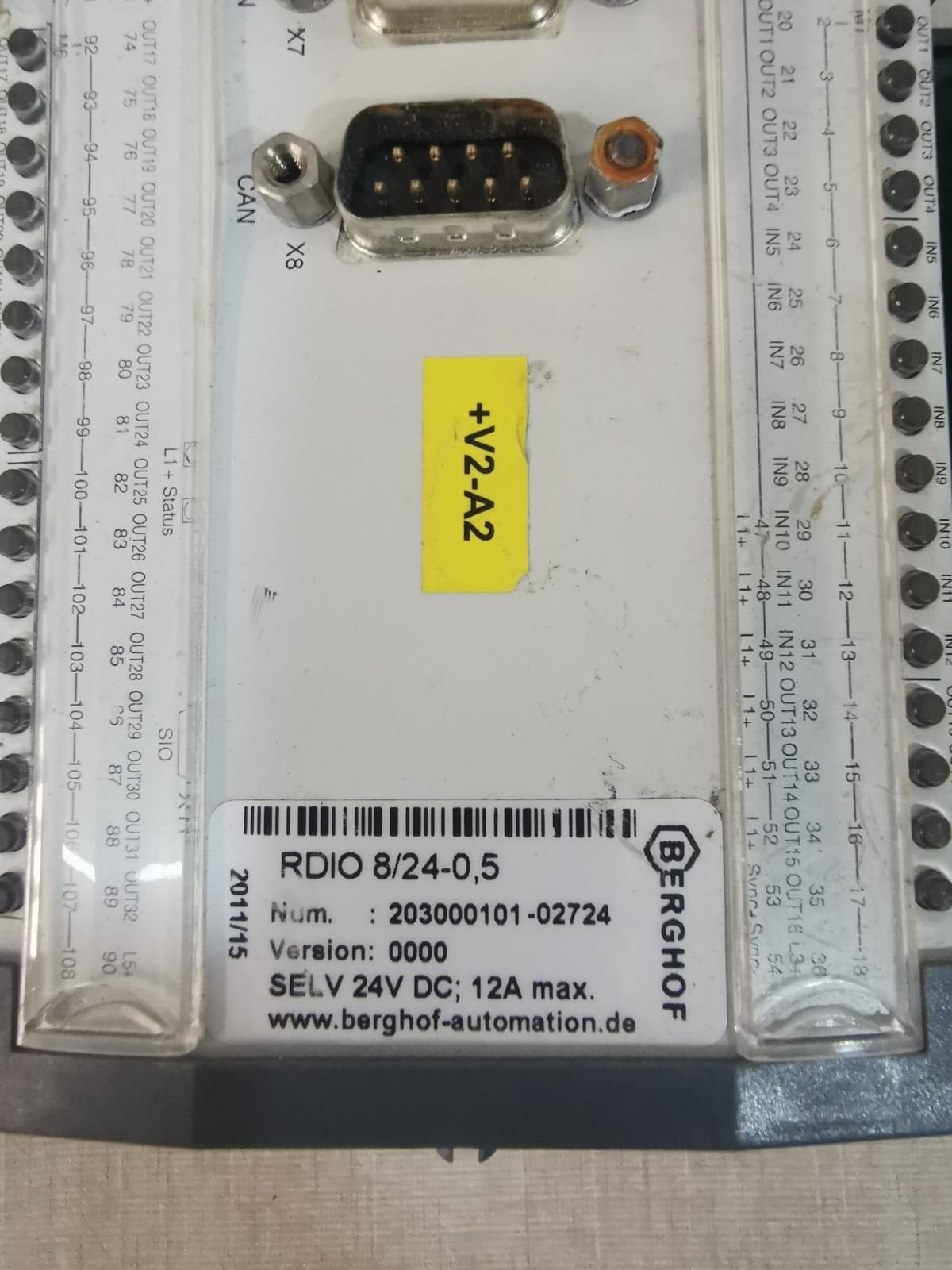 BERGHOF RDIO 8/24-0.5 BERGHOF RDIO 8/24-0.5 Module 4