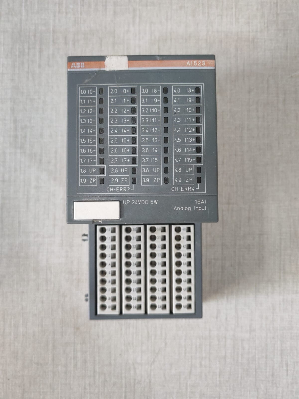 ABB 1SAP250300R0001 ABB AI523 Analog Input Module 1SAP250300R0001 6
