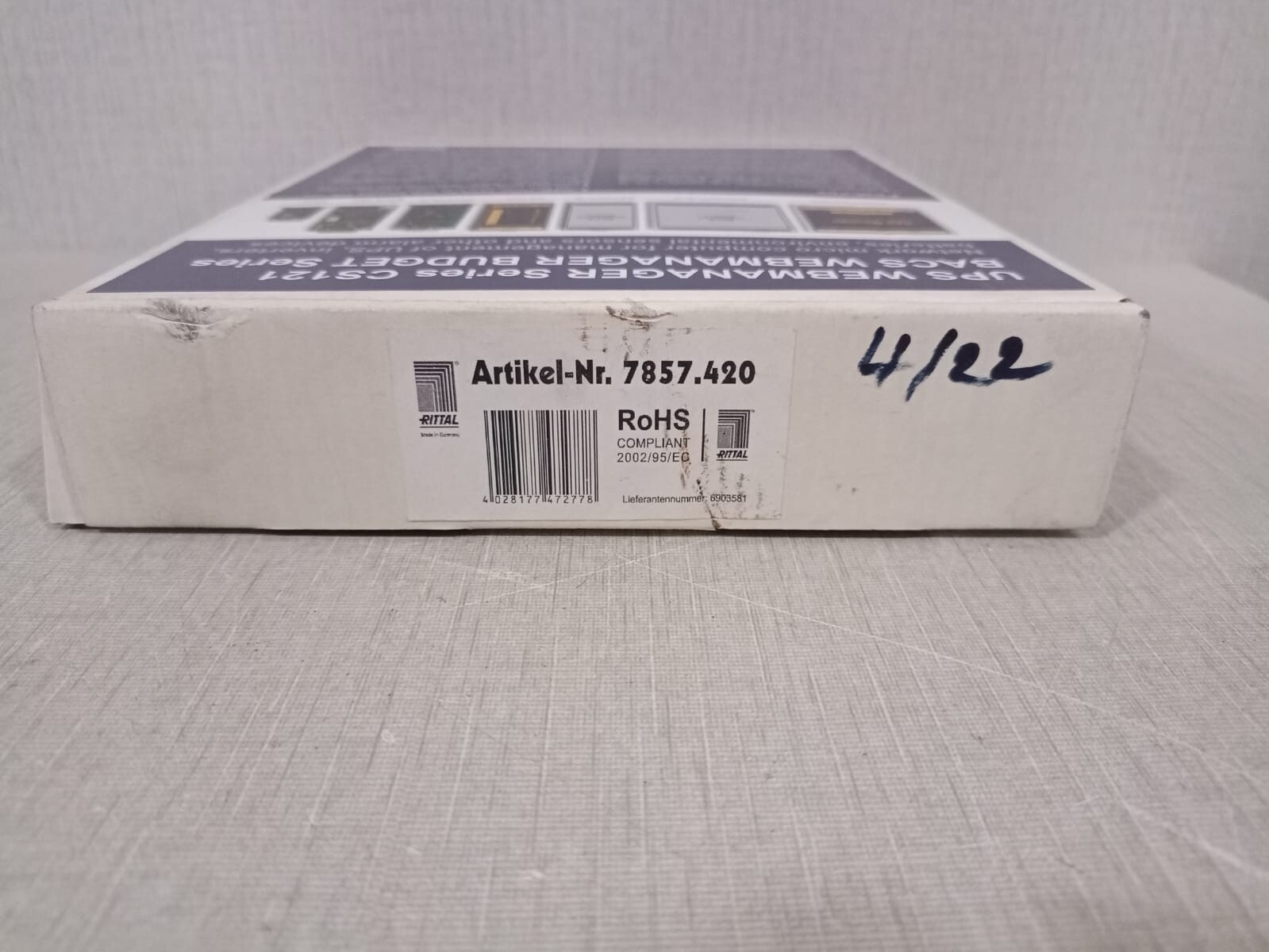 GENEREX MC 7857.421 GENEREX CS121BSC HW131 RITTAL PMC 7857.421 SNMP/WEB -ADAPTER 7