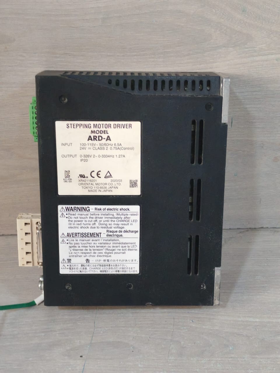 Oriental Motor ARD-A ORIENTAL MOTOR ARD-A STEPPING MOTOR DRIVER CONTROLLER 100-115V 7