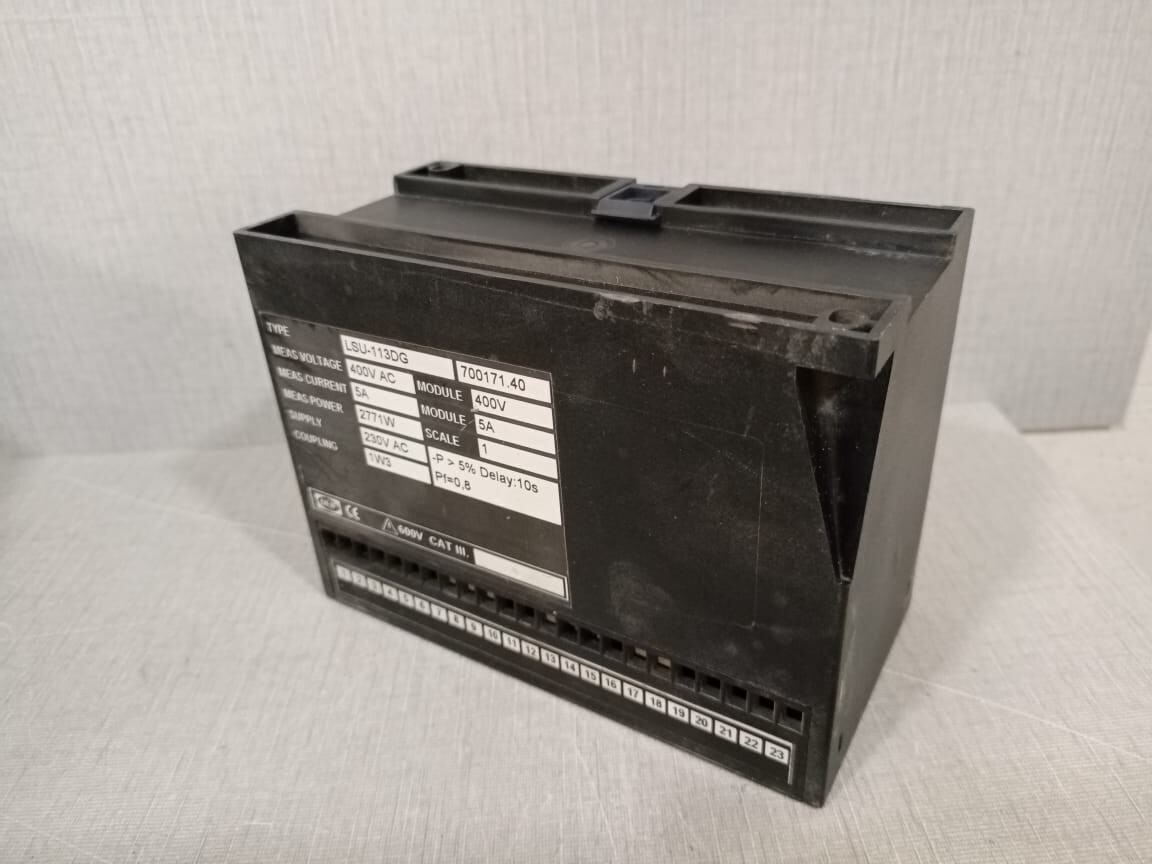DEIF 700171.40 DEIF LSU-113DG 700171.40 LOAD SHARING UNIT 400VAC 5A 3