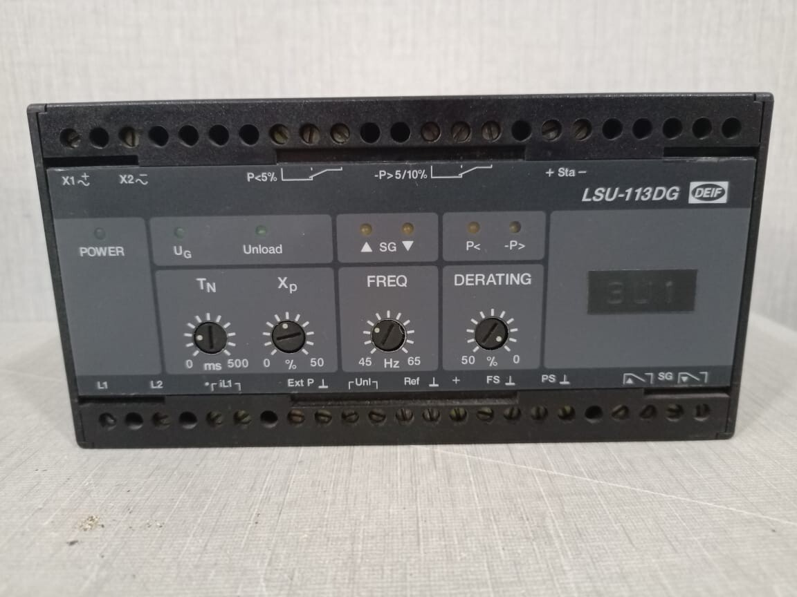 DEIF LSU-113DG 700171.40 LOAD SHARING UNIT 400VAC 5A