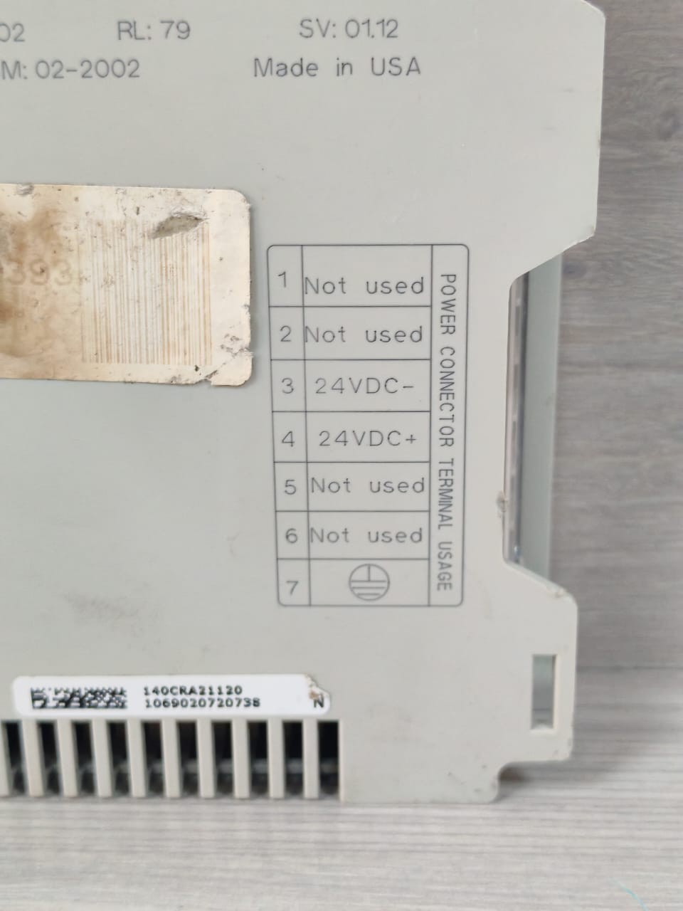 Schneider Electric CRA-211-20 Schneider Electric 140 CRA 211 20 TSX Quantum Power Supply 24V - WITHOUT COVER 10