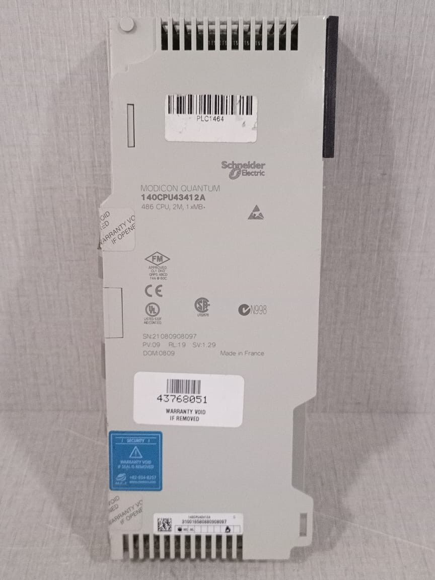 Schneider Electric 140 CPU 434 12A Schneider Electric 140 CPU 434 12A Modicon Quantum Controller - WITHOUT COVER 7