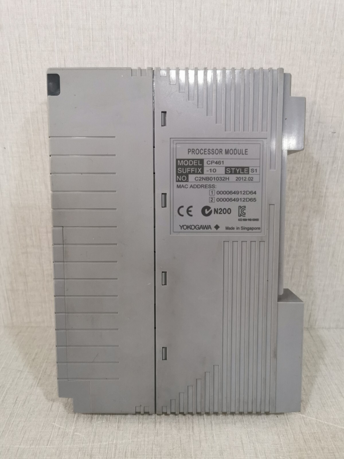 Yokogawa CP461-10 YOKOGAWA CP461 PROCESSOR MODULE CP461-10 S1 3