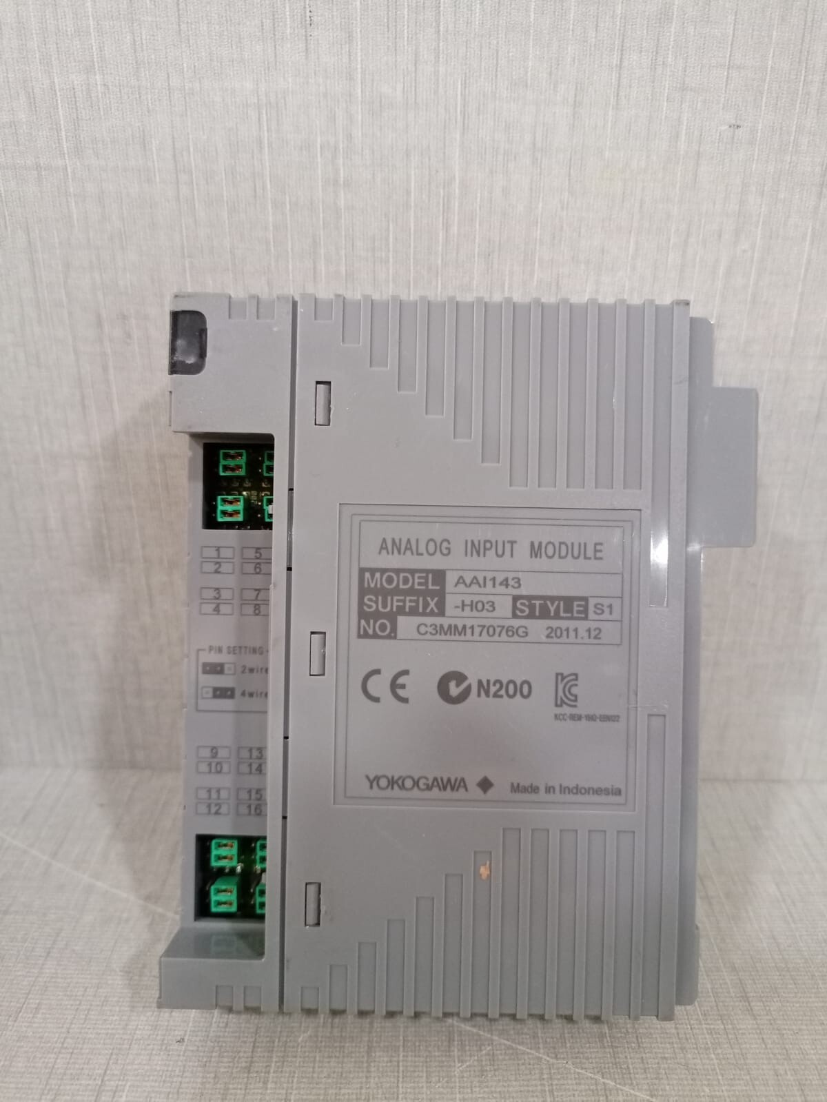 Yokogawa AAI143-H03 S1 YOKOGAWA AAI143-H03 ANALOG INPUT MODULE AAI143-H03 S1 2