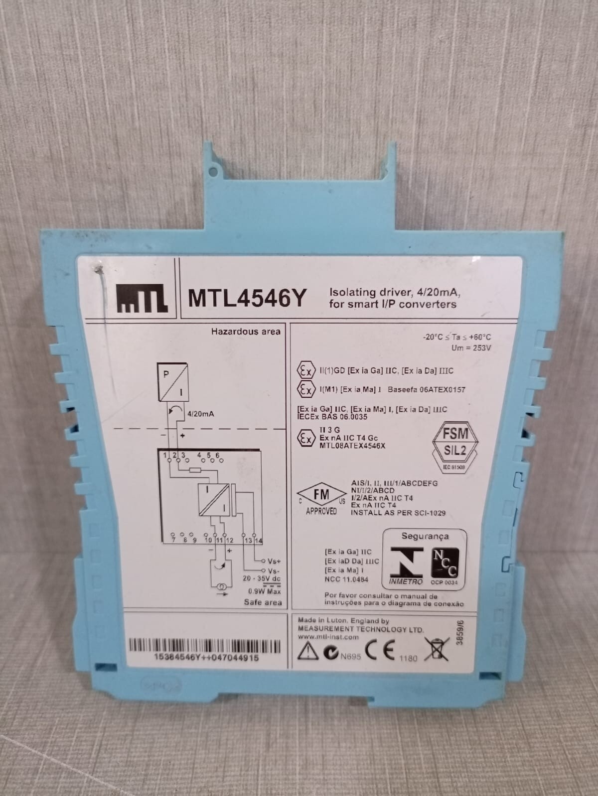 MTL4546Y Isolating Driver MTL
