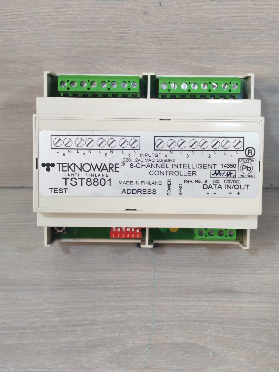 TEKNOWARE TST8801 / 8- CHANNEL INTELLIGENT CONTROLLER 220.240VAC