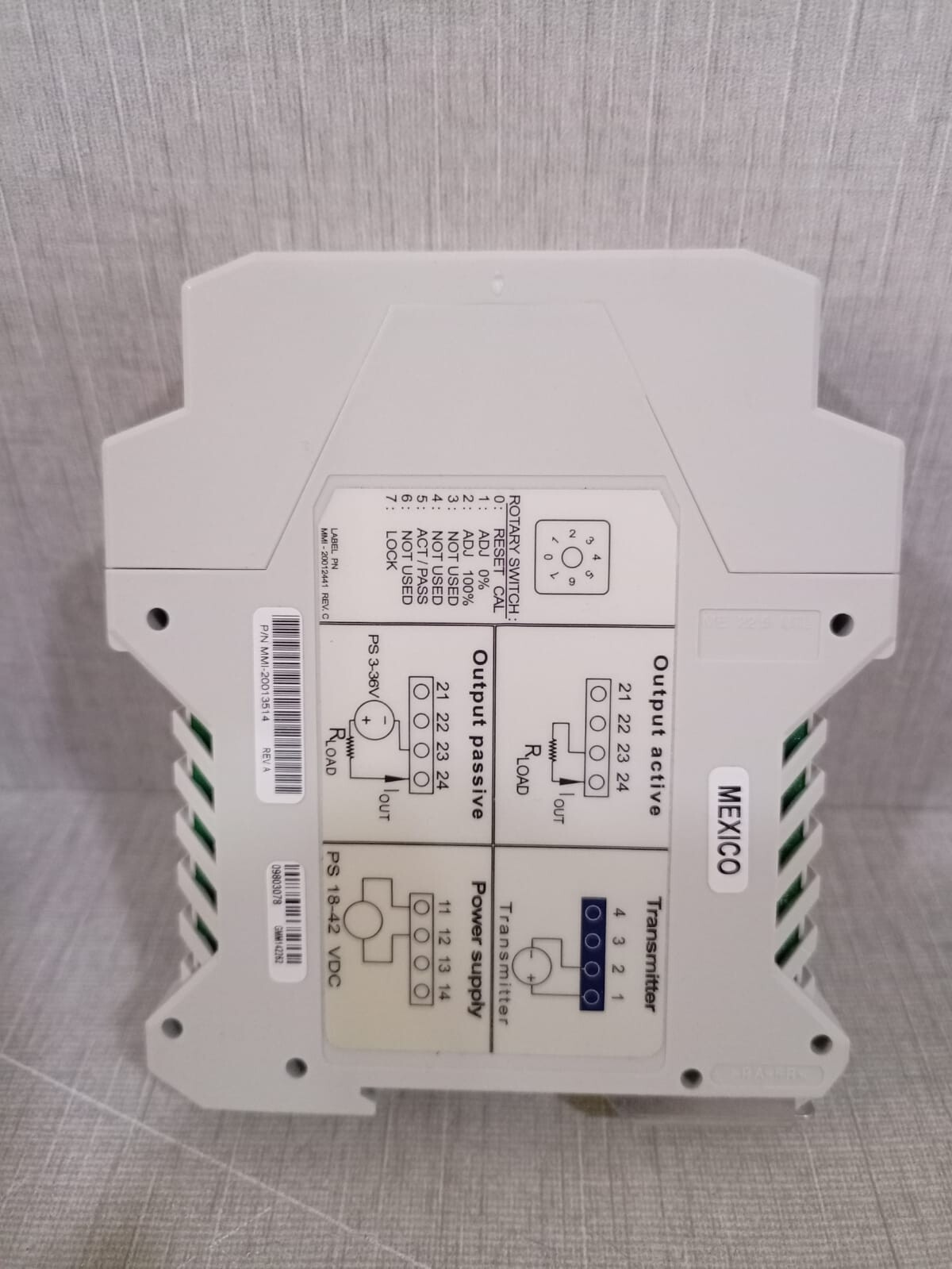 Micro Motion 505 MMI-20011908 REV.E Micro Motion Adapter Barrier Model 505 MMI-20011908 REV.E 3