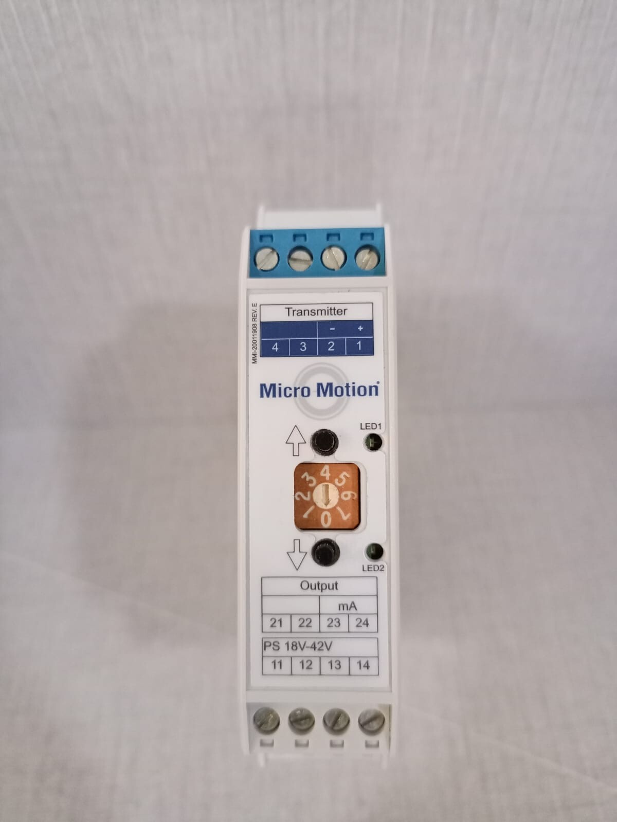 Micro Motion Adapter Barrier Model 505 MMI-20011908 REV.E