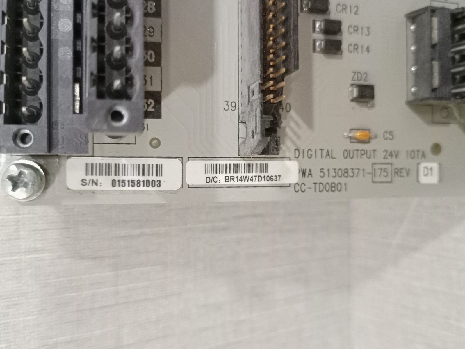 Honeywell 51308371-175 REV D1 Honeywell CC-TD0B01 DIGITAL OUTPUT 51308371-175 REV D1 9