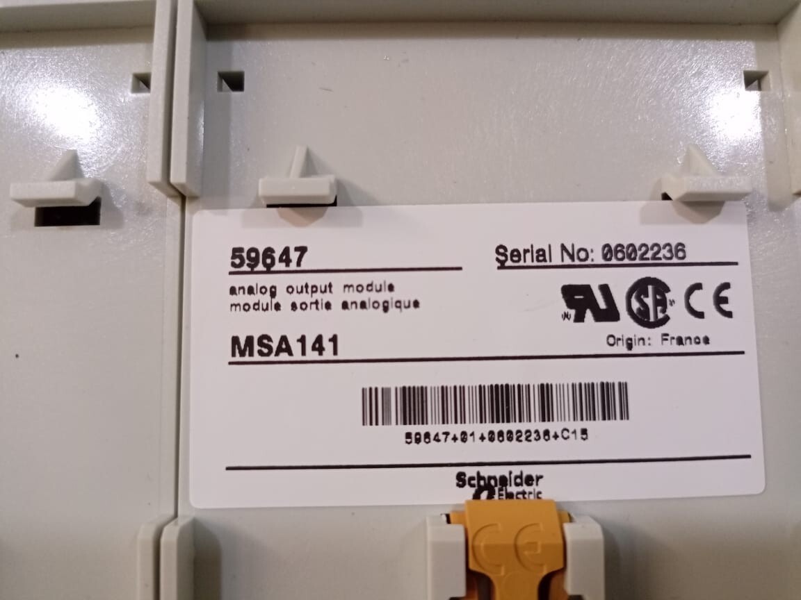 Schneider Electric 59647 Schneider Electric MSA141 Analog Output Module 59647 2
