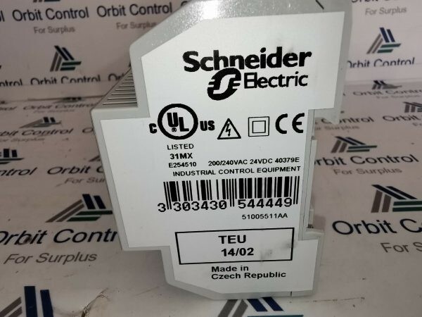 Schneider Electric 54444 Schneider Electric 54444 power supply module,Input 200240 1.9A Output 24VDC 1A 3